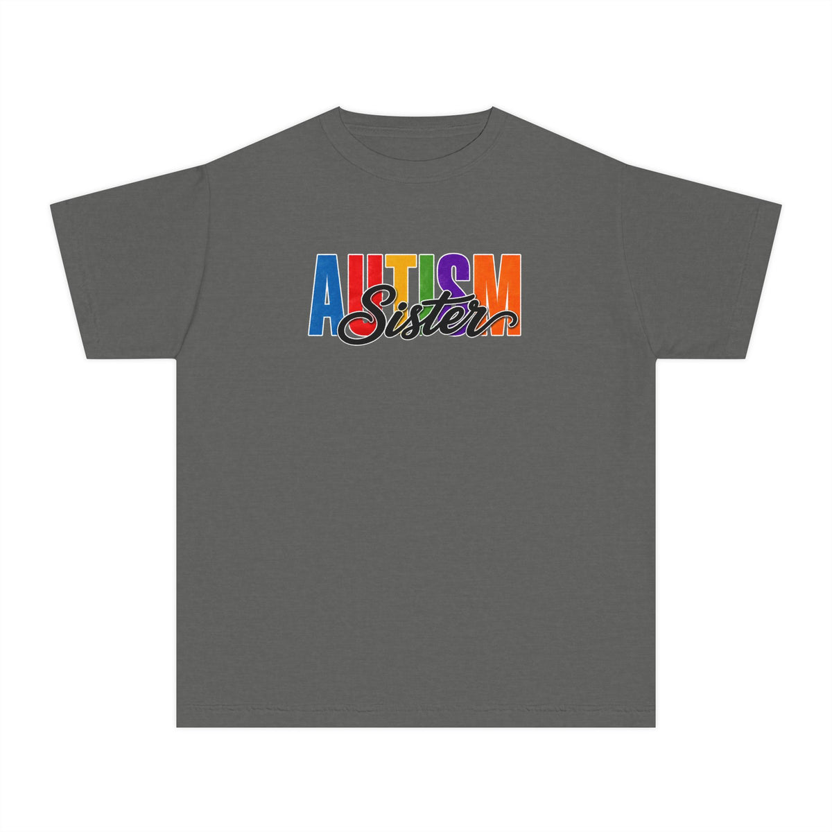 Autism Sister Youth Shirt Kids Autism Sister T Shirt Proud Autism Sibling Tee Autism Awareness Autism Acceptance Gift for Girls
