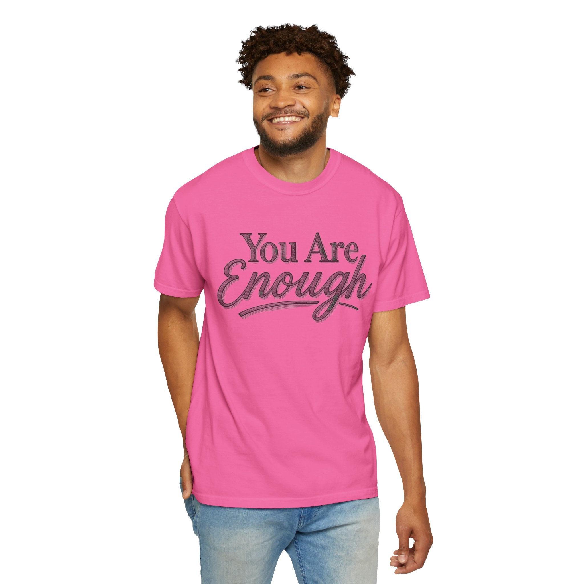 You Are Enough Shirt Inspirational T Shirt Positive Affirmation Tee Mental Health Awareness Shirt Self Love Gift Motivational Apparel