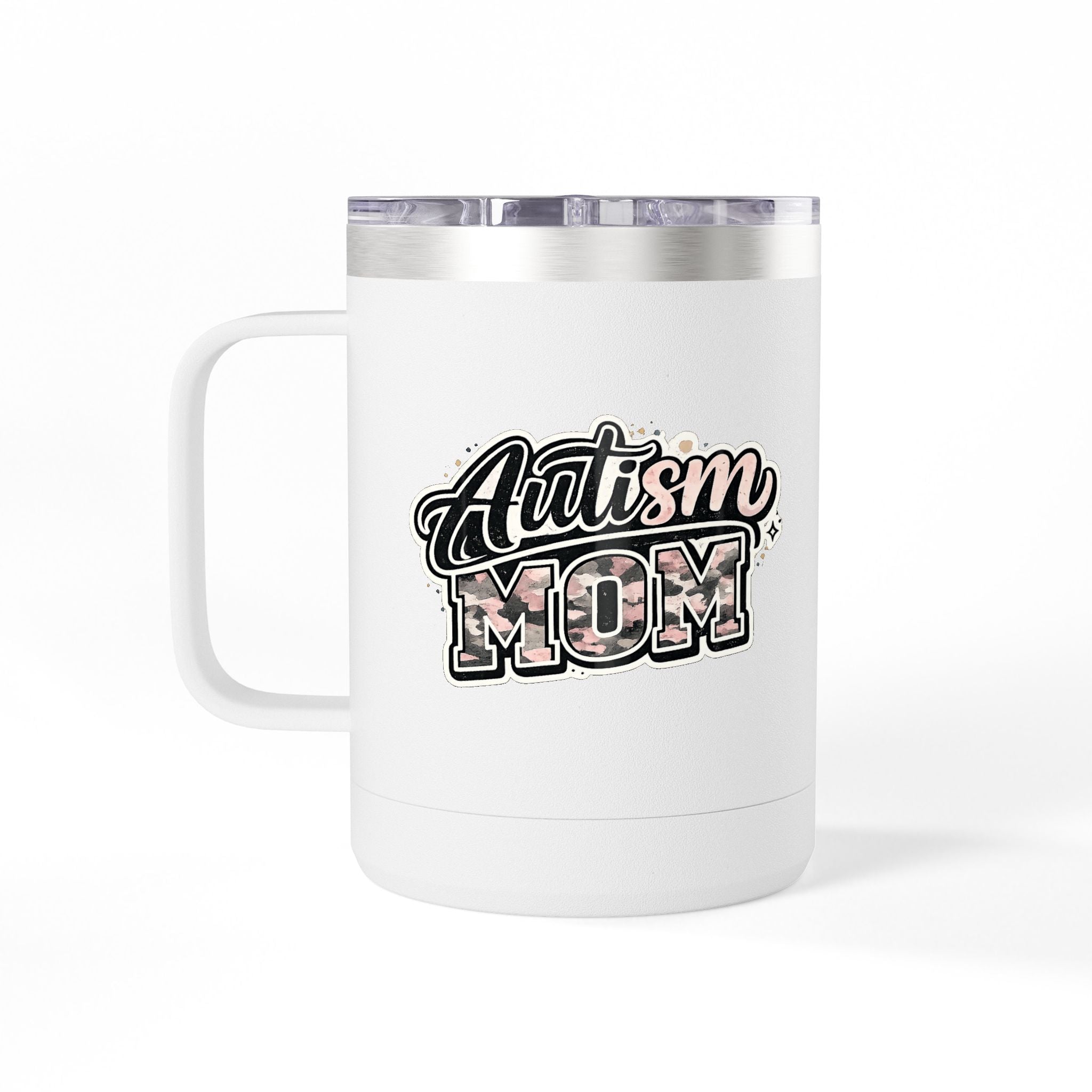 Autism Mom Brain Coffee Mug, 15oz Tumbler |Autism Mom