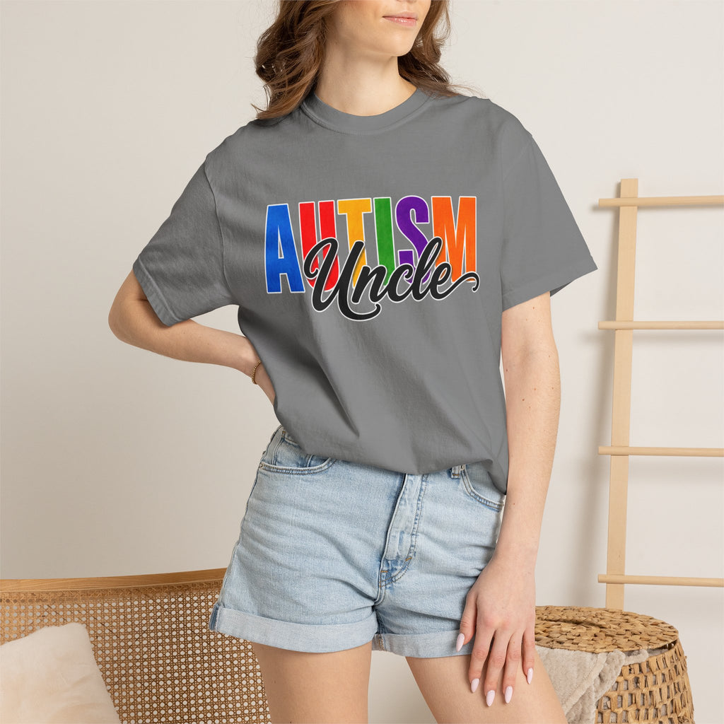 Autism Uncle Shirt Proud Autism Uncle T Shirt Autism Awareness Autism Acceptance Gift Puzzle Heart Special Needs Family Tee