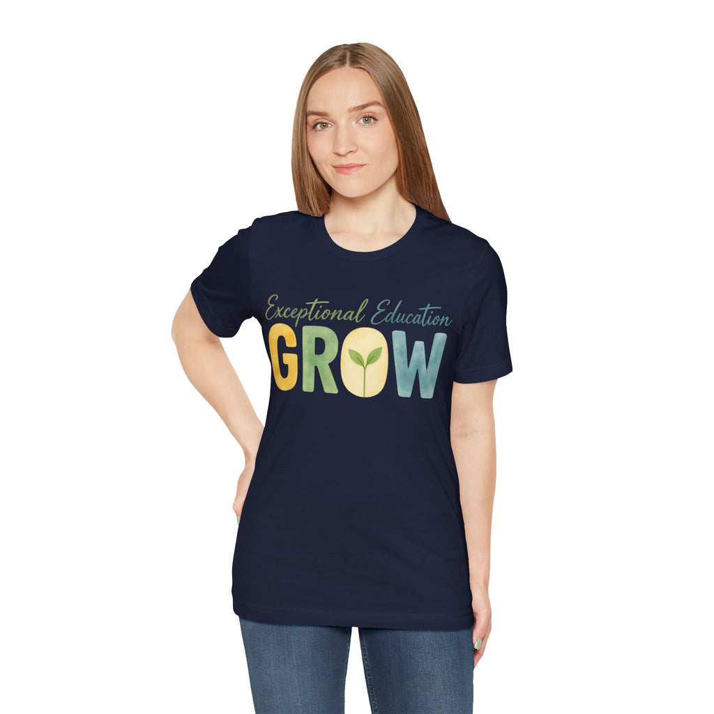 Exceptional Education Teacher Shirt GROW Special Education T Shirt SPED Teacher Gift Inclusive Classroom Autism Teacher Tee