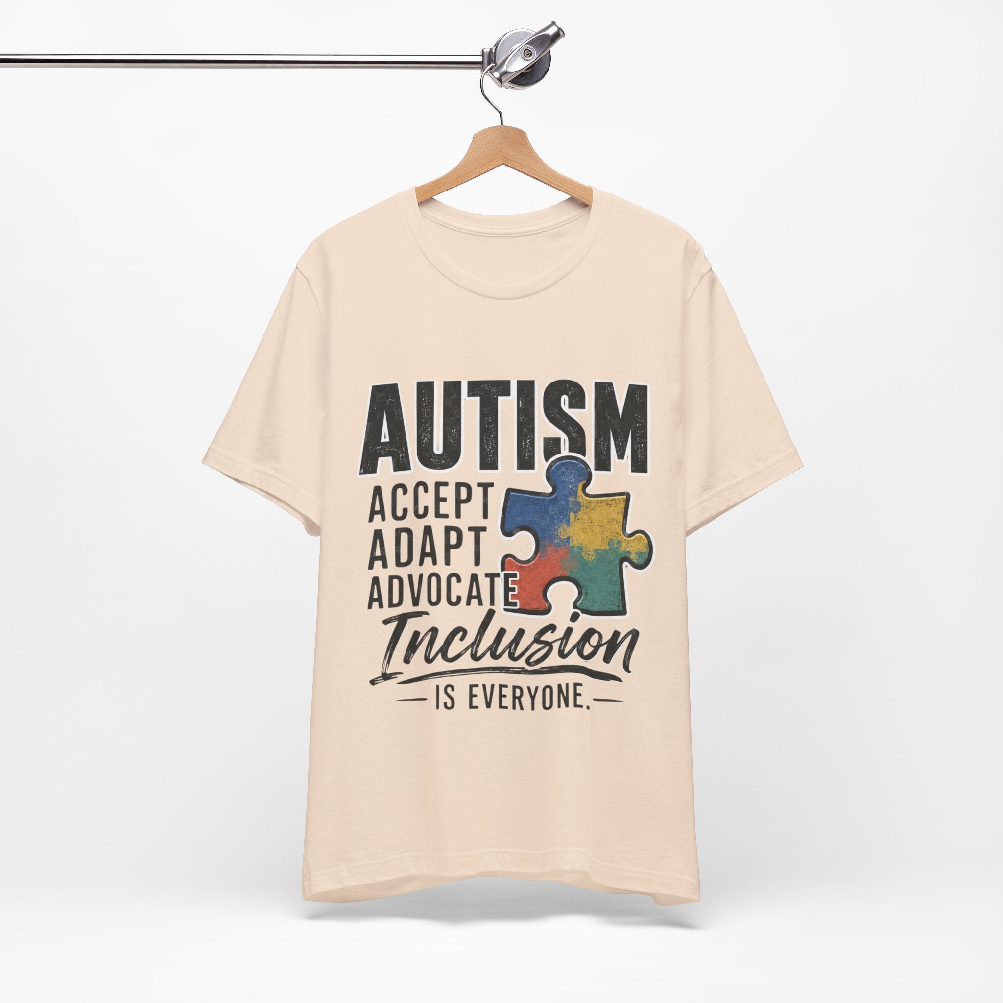 Autism Acceptance Shirt Inclusion Advocate T Shirt Puzzle Piece Tee Neurodiversity Awareness Special Needs Support Unisex Gift