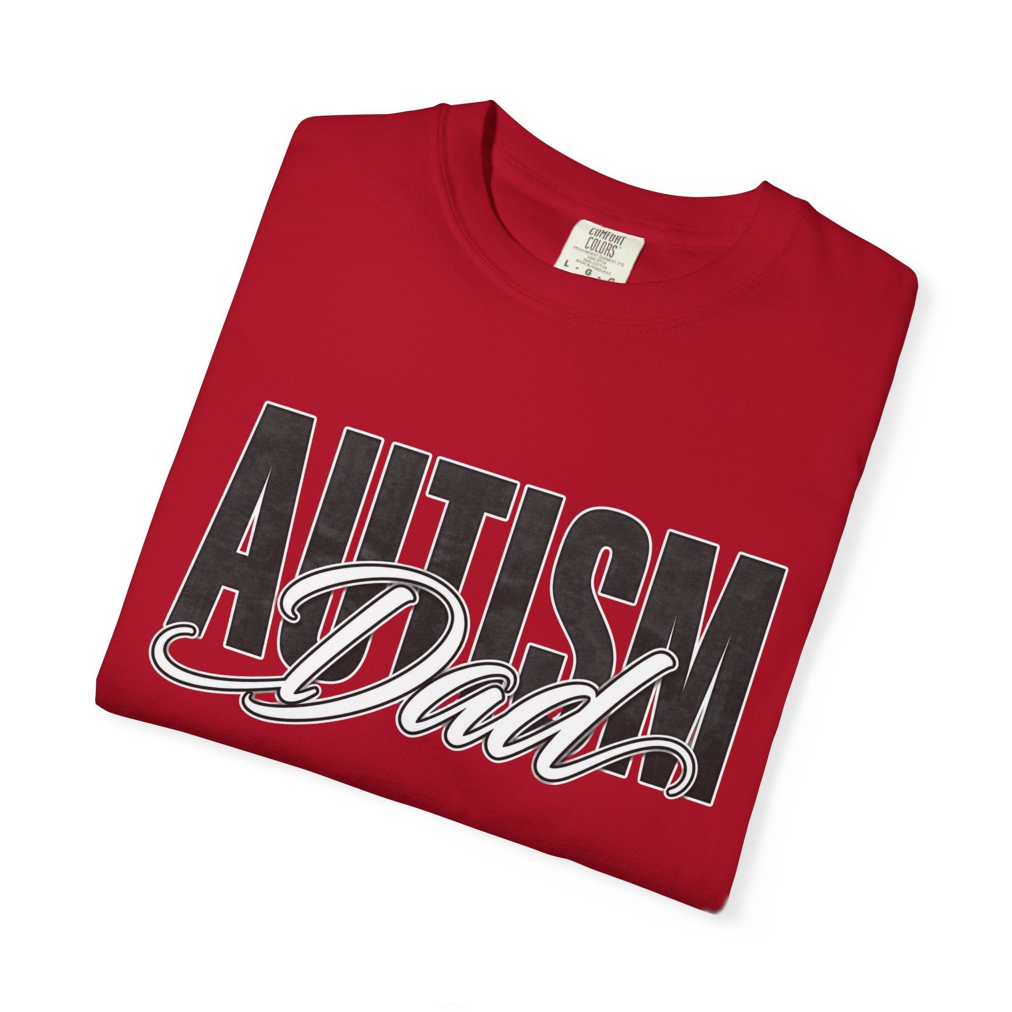Autism Dad Shirt Autism Dad T Shirt Proud Autism Father Rainbow Block Letter Tee Autism Awareness Autism Acceptance Gift for Dad