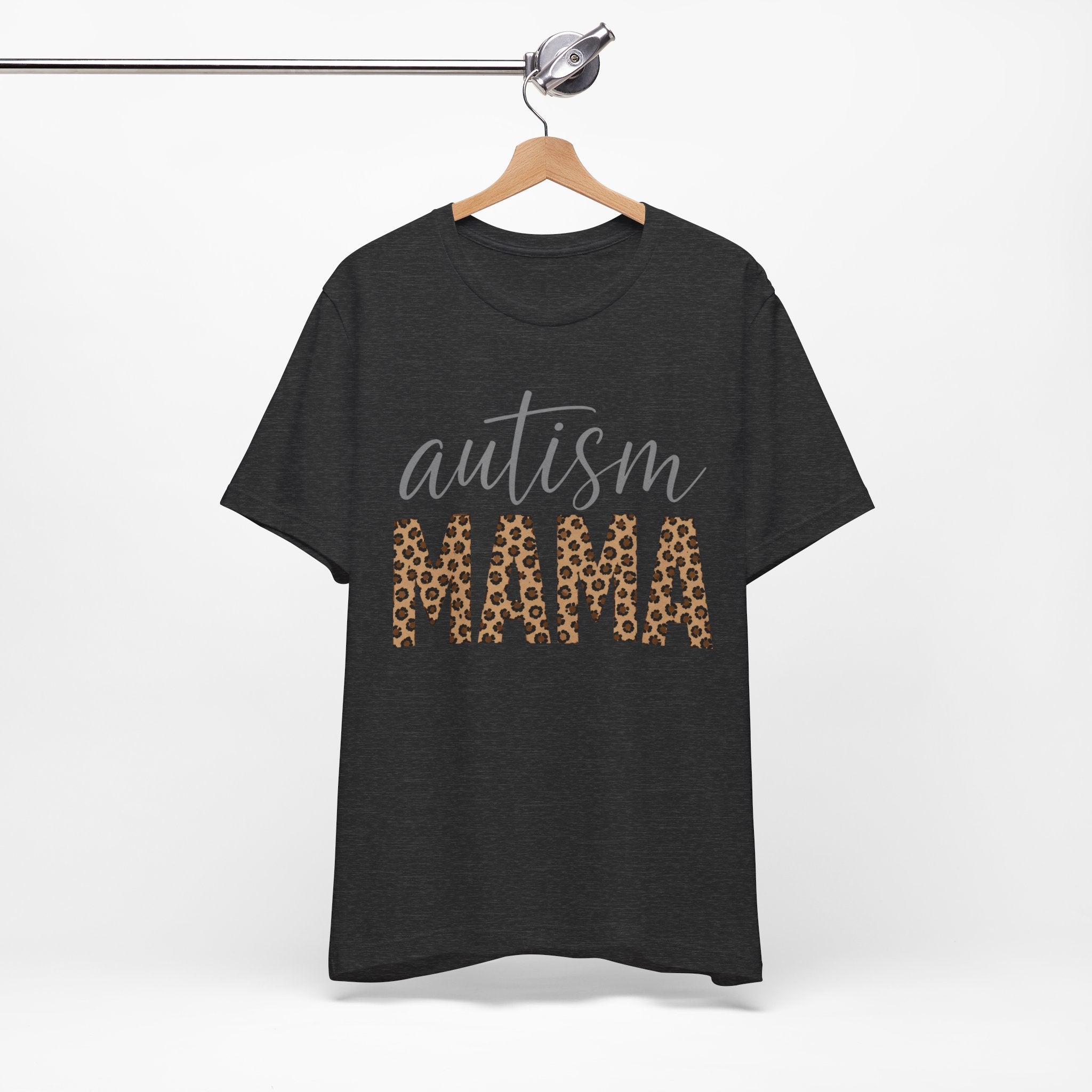 Autism Mama Leopard Print T-Shirt