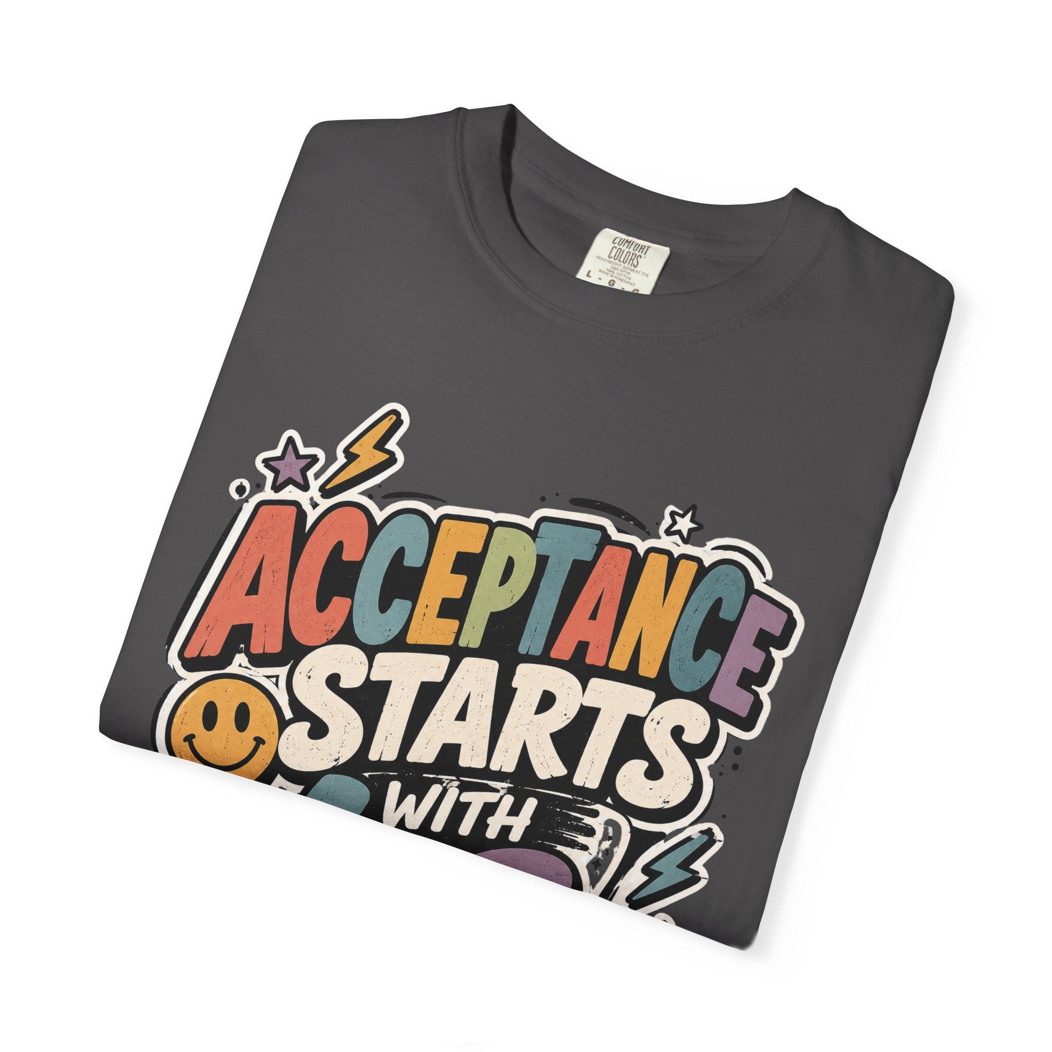 Autism Acceptance Shirt | Puzzle Heart Autism Awareness Shirt, Neurodiversity Inclusion Advocate Gift