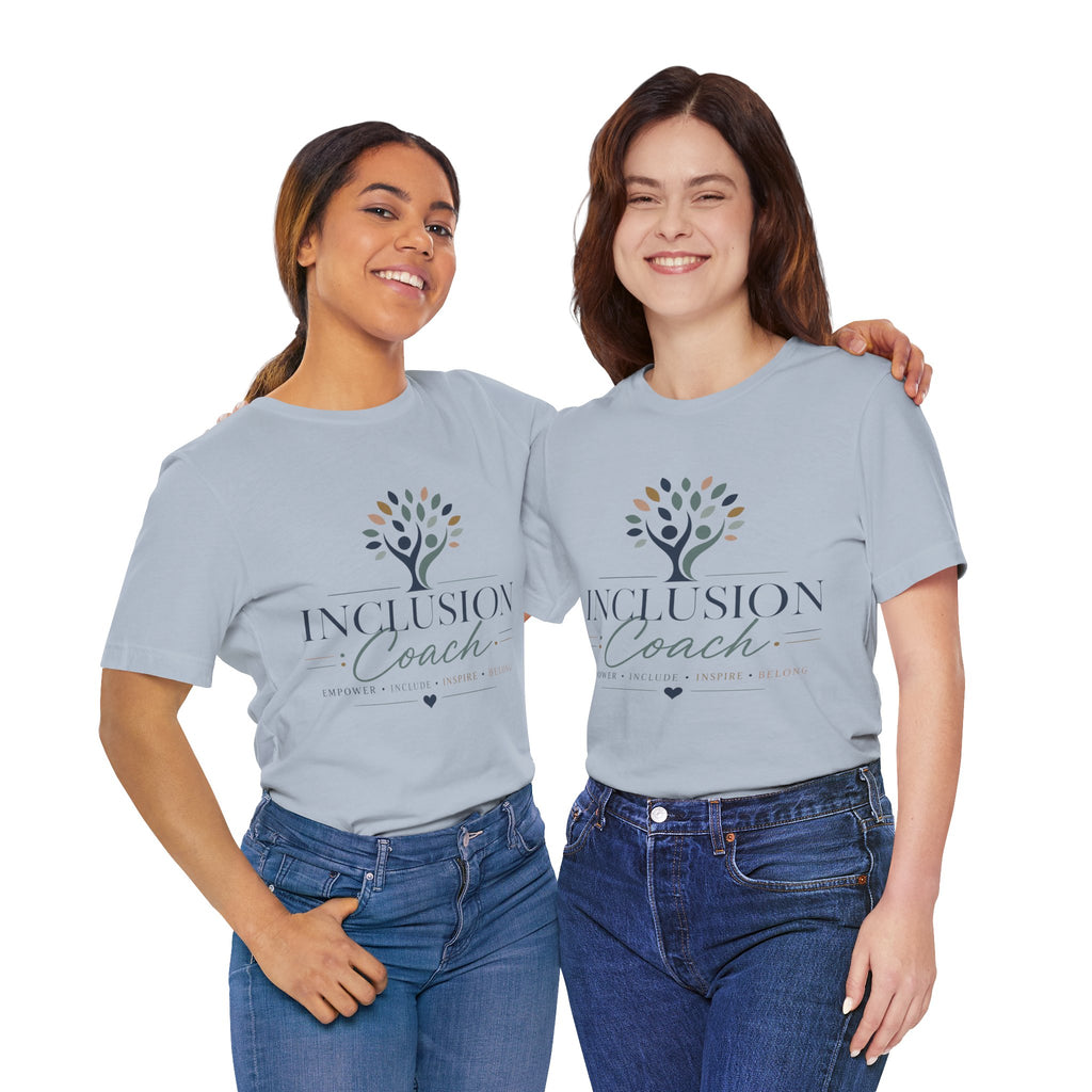 Inclusion Coach T-Shirt | Tree Logo, Empower Inclusivity, Diversity