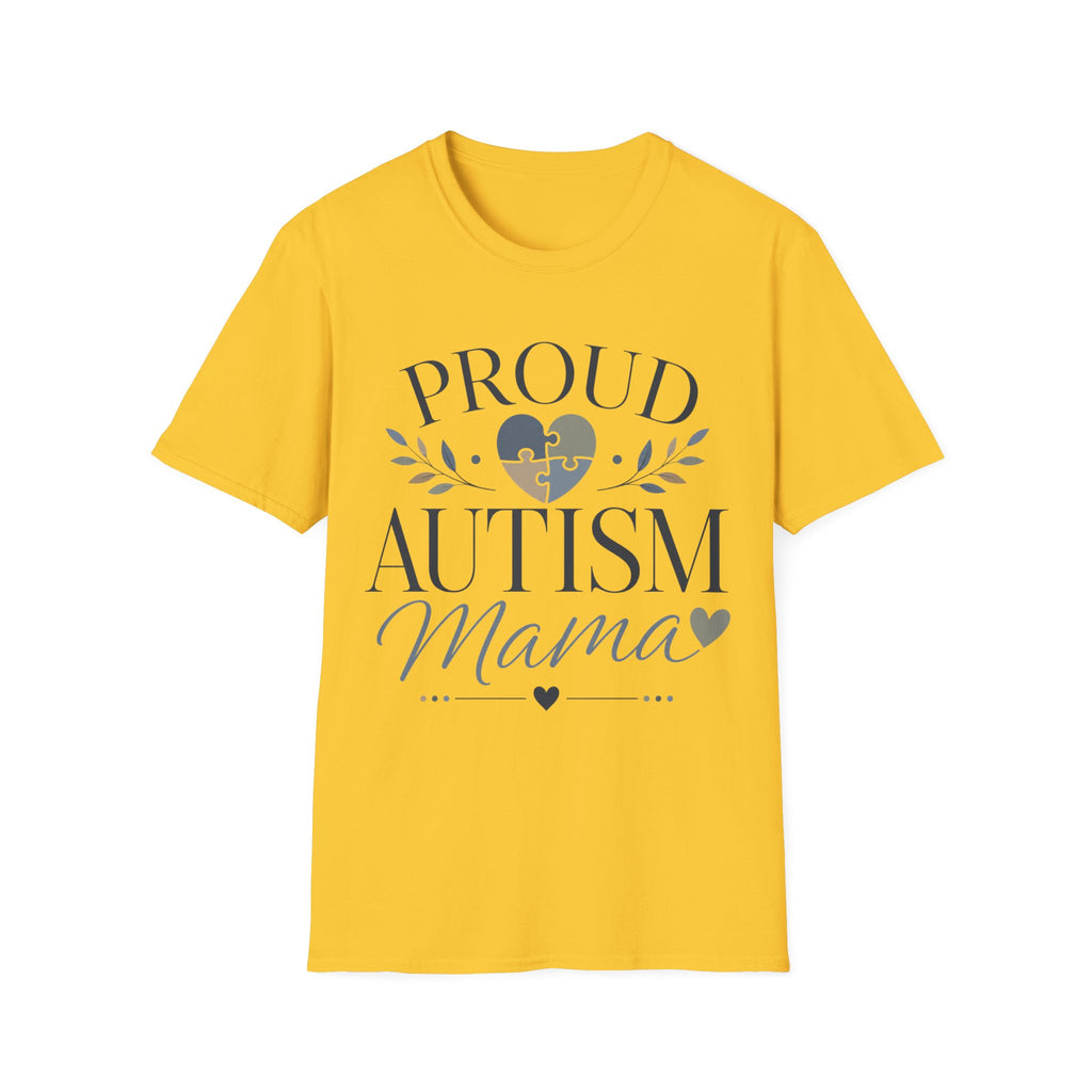 Proud Autism Mama T-Shirt | Puzzle Heart Awareness Tee | Special Needs