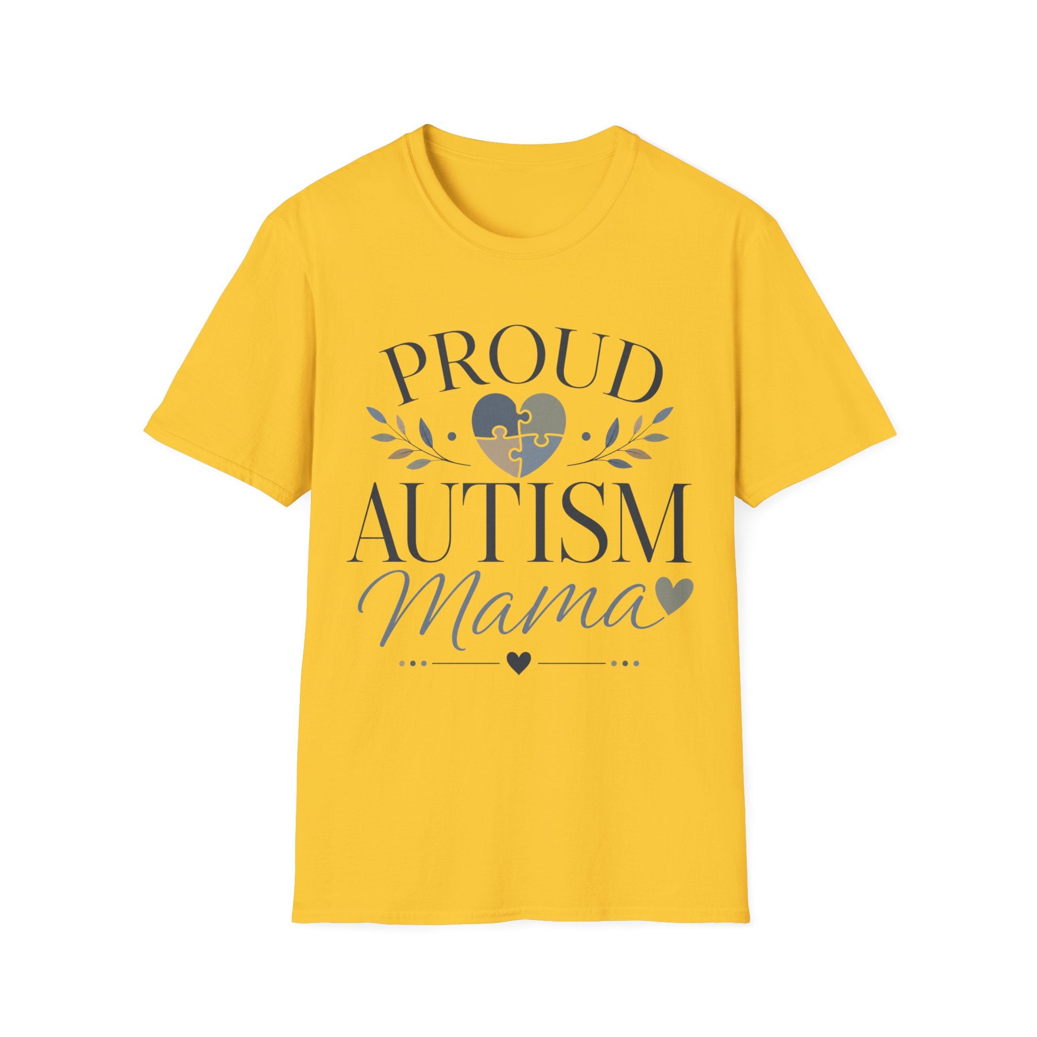 Proud Autism Mama T-Shirt | Puzzle Heart Awareness Tee | Special Needs