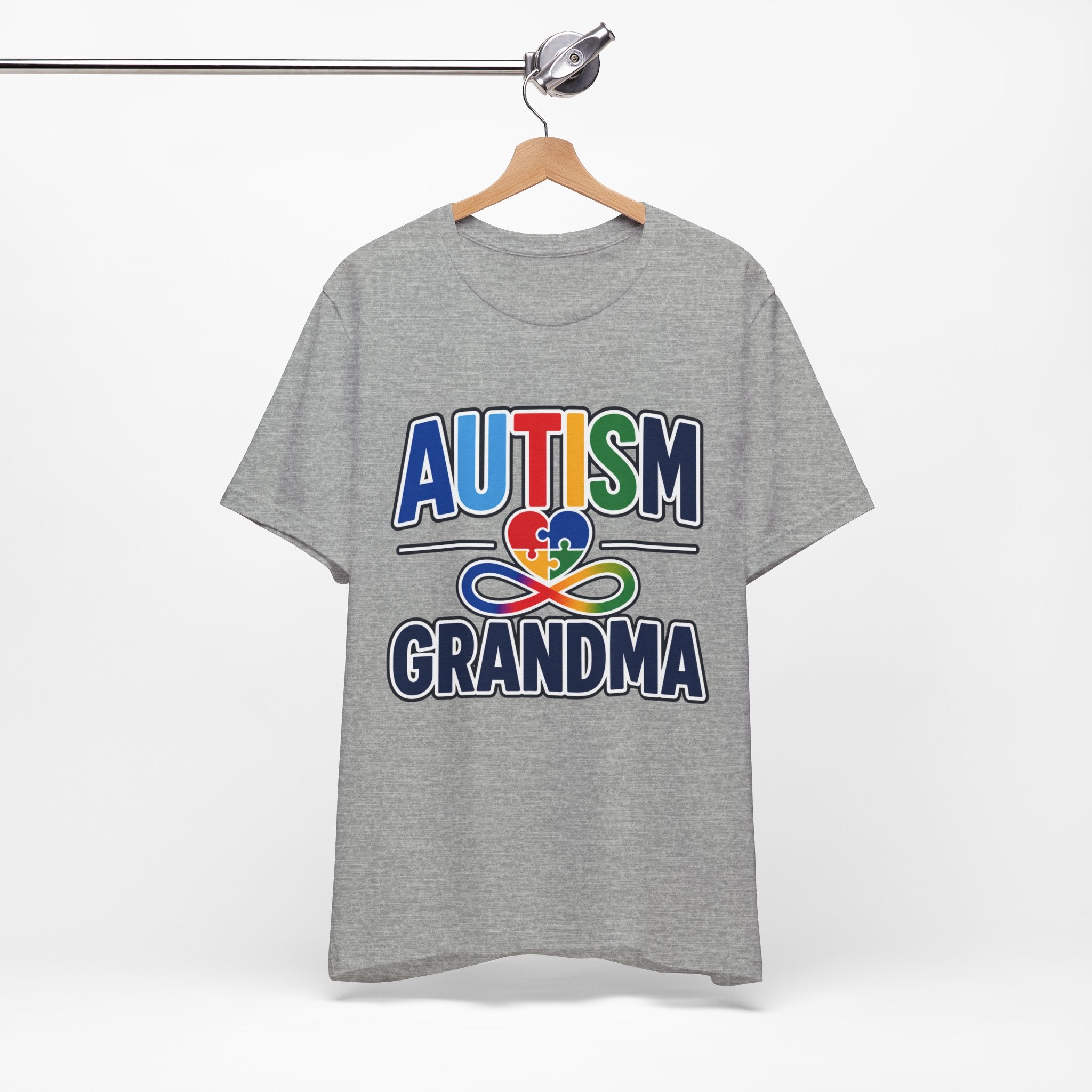 Autism Grandma Shirt | Puzzle Heart Infinity T-Shirt | Proud Autism Grandma Tee | Autism Awareness & Acceptance Gift