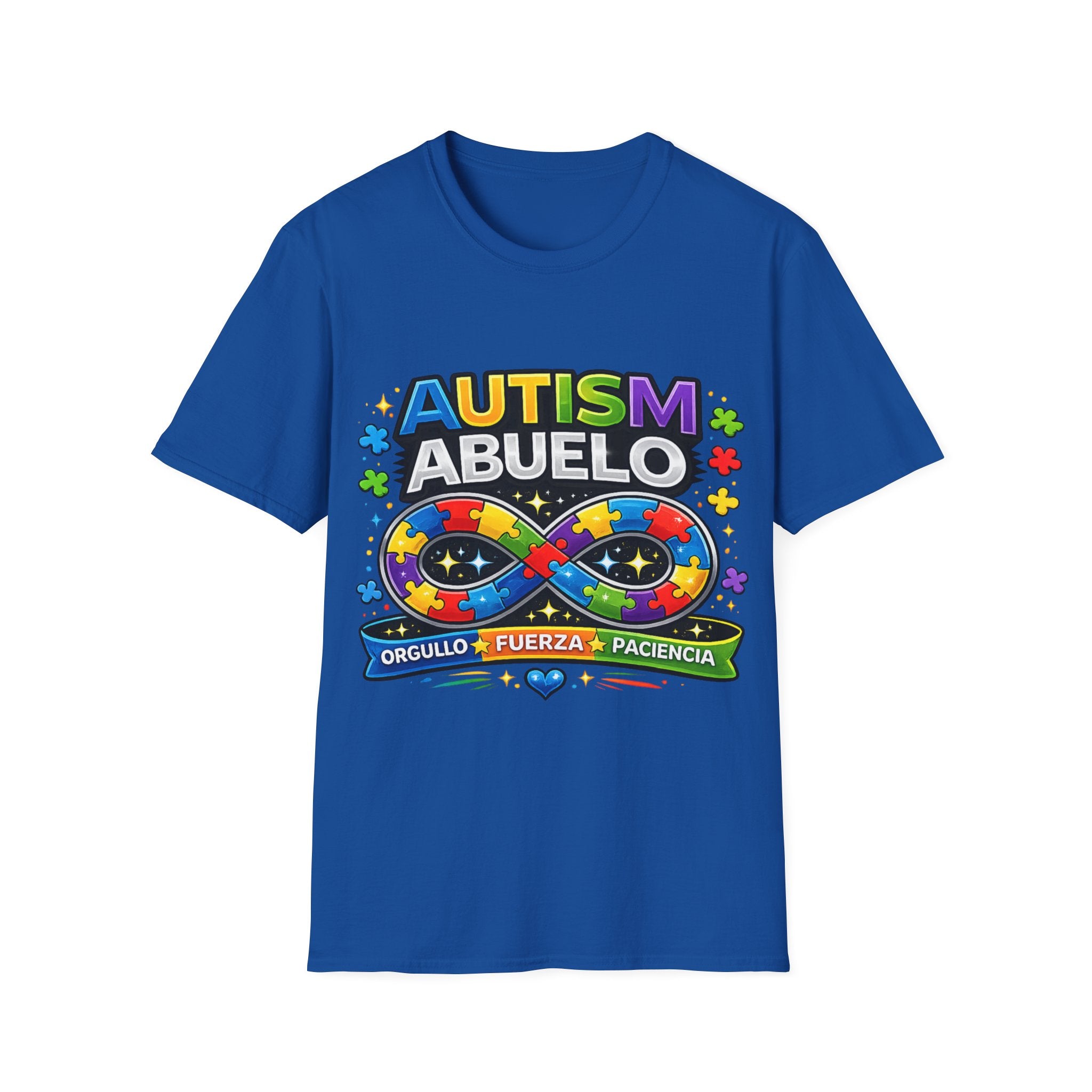 Autism Abuelo Shirt, Proud Autism Grandpa Tee, Spanish Grandpa Gift, Autism Acceptance Shirt, Infinity Symbol T-Shirt, Autism Family Apparel