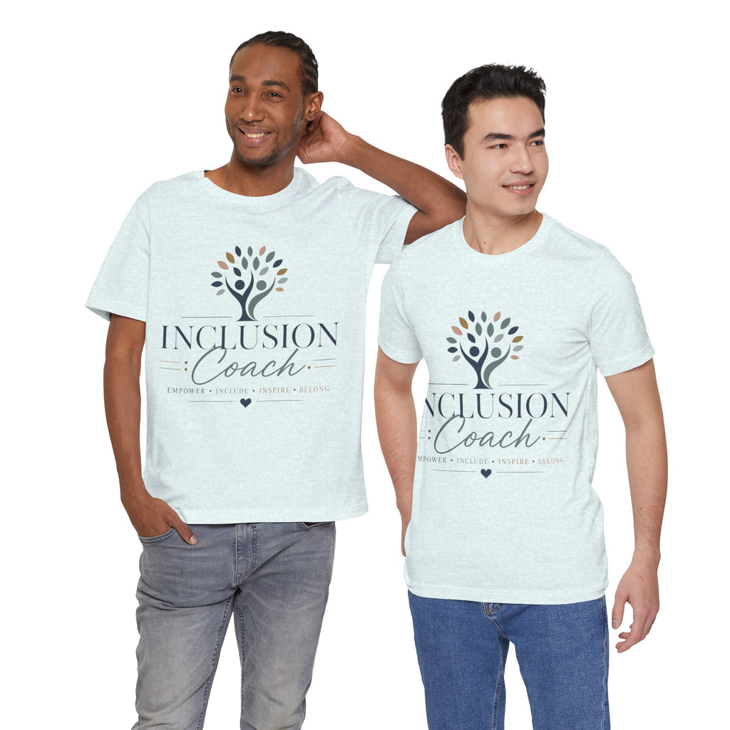 Inclusion Coach T-Shirt | Tree Logo, Empower Inclusivity, Diversity