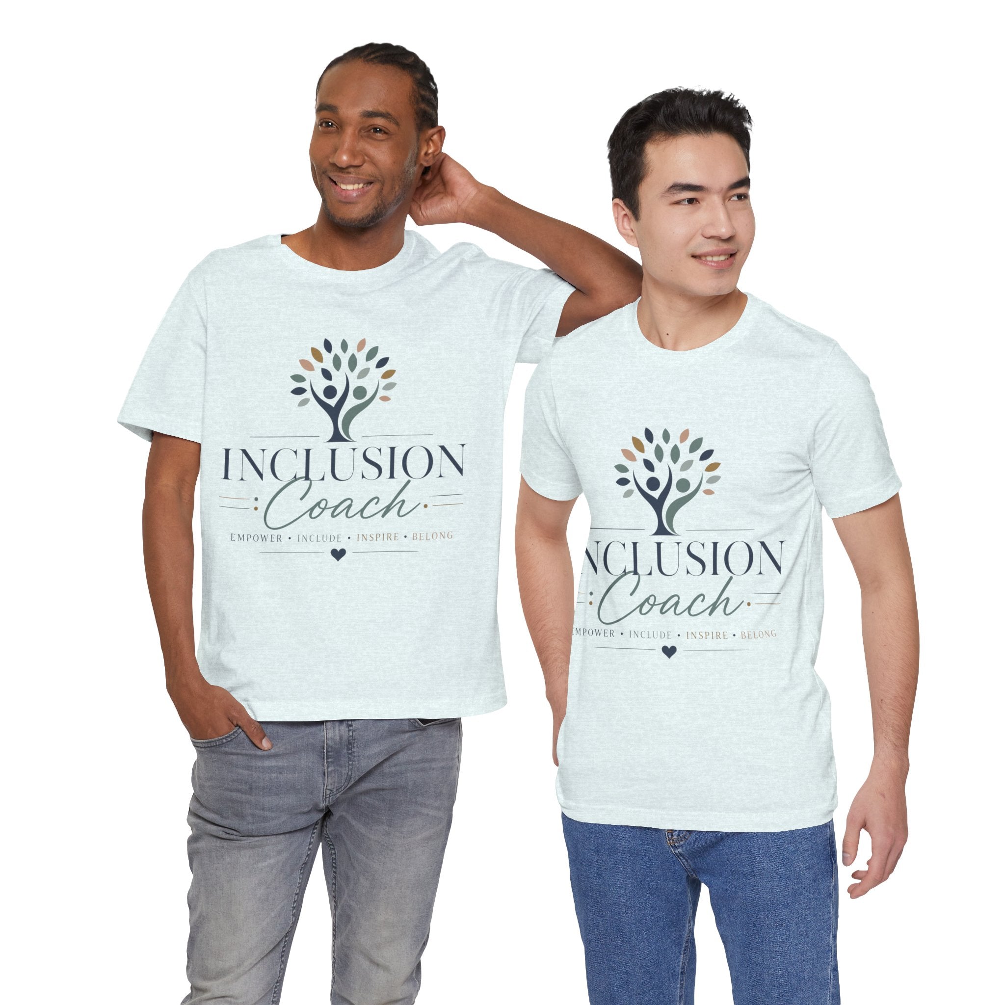 Inclusion Coach T-Shirt | Tree Logo, Empower Inclusivity, Diversity