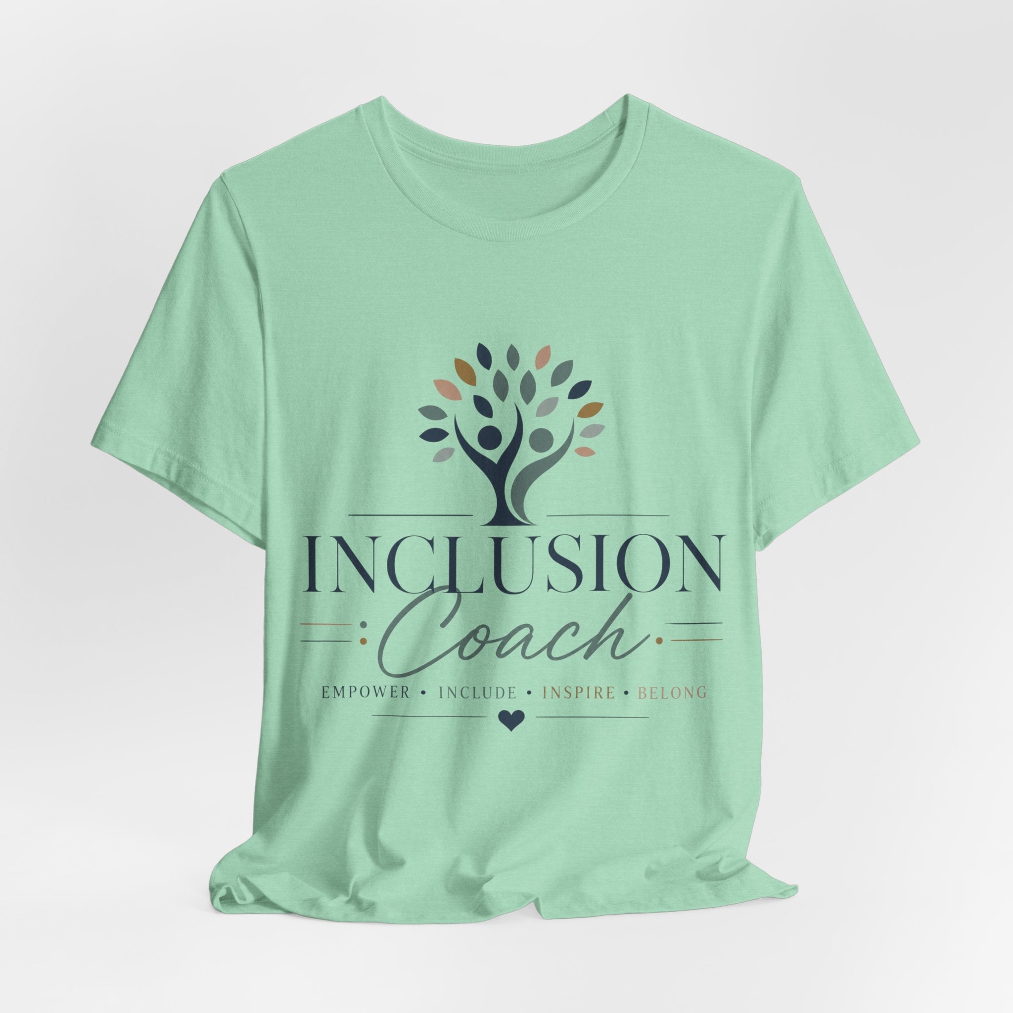 Inclusion Coach T-Shirt | Tree Logo, Empower Inclusivity, Diversity