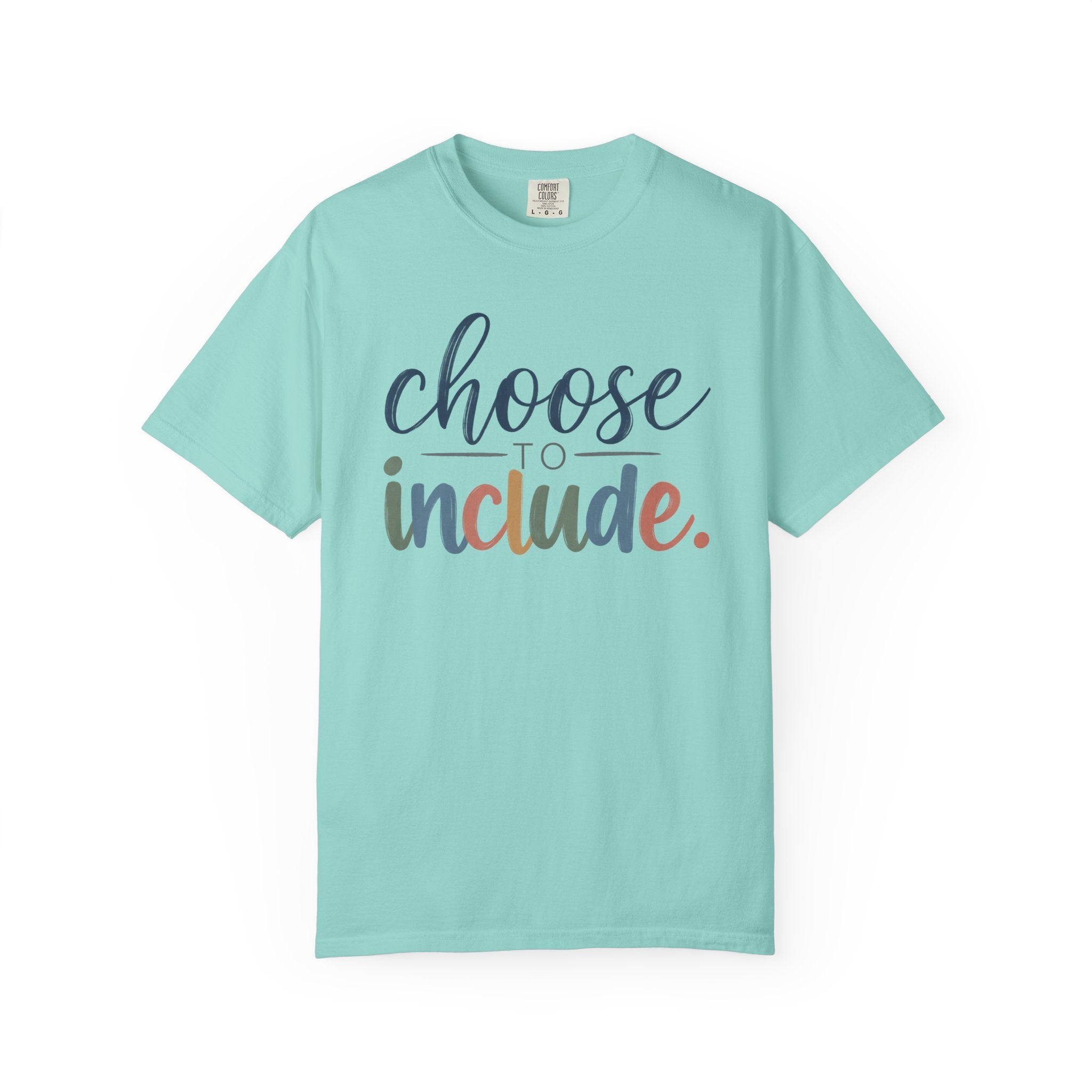 Choose To Include Shirt, Inclusion Pride Typography Tee, Autism Acceptance T-Shirt, Special Education Teacher Gift, Diversity Apparel