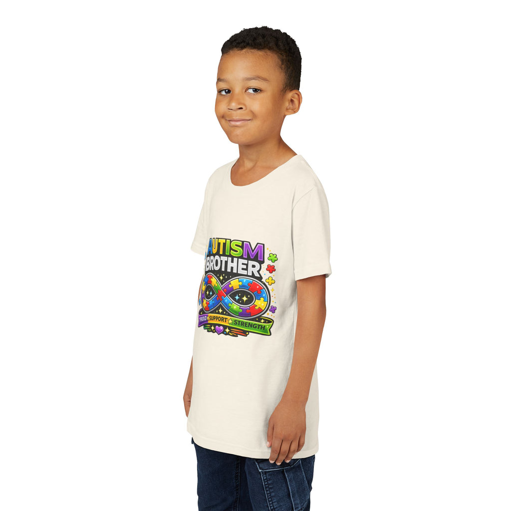 Autism Brother Shirt | Autism Sibling Tee | Infinity Puzzle Shirt | Proud Support Strength | Autism Acceptance Gift for Brother