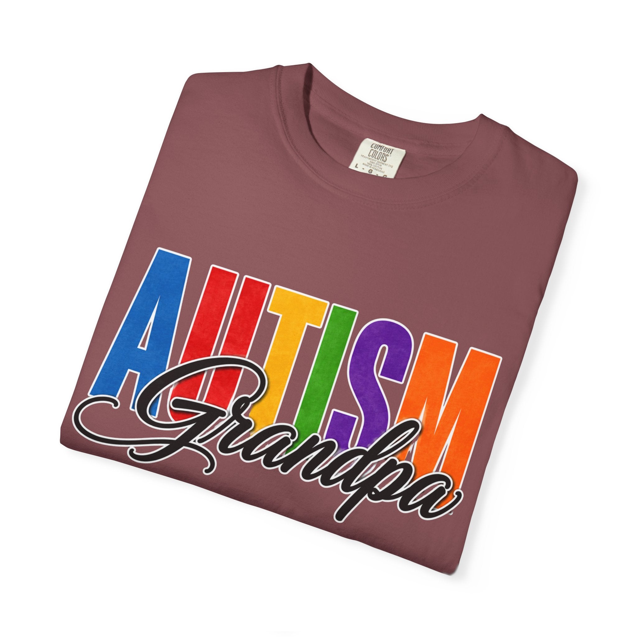Autism Grandpa Shirt Proud Autism Grandpa T Shirt Autism Awareness Autism Acceptance Gift Puzzle Heart Special Needs Grandpa Tee