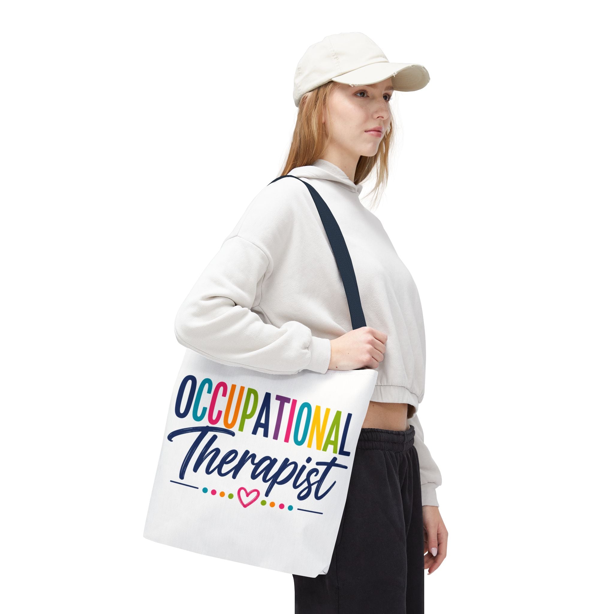 Occupational Therapist Tote Bag | Rainbow Script Healthcare Professional