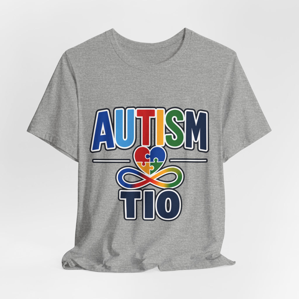 Autism Tio Shirt | Proud Autism Uncle T-Shirt | Spanish Tío Puzzle Heart Infinity Design | Autism Awareness & Acceptance Gift