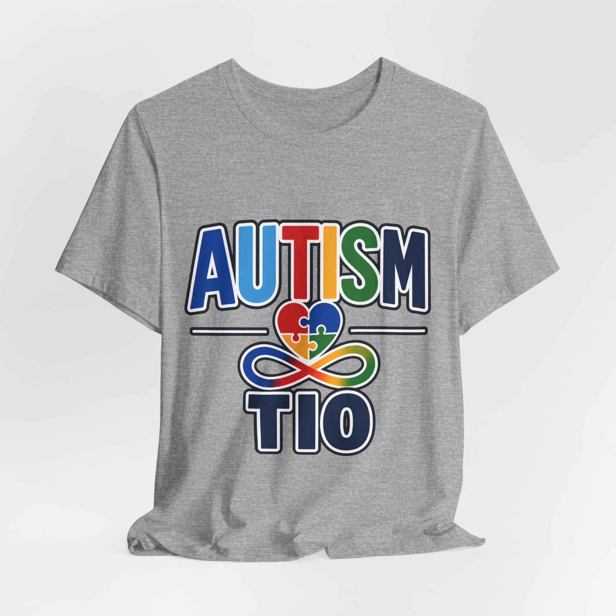 Autism Tio Shirt | Proud Autism Uncle T-Shirt | Spanish Tío Puzzle Heart Infinity Design | Autism Awareness & Acceptance Gift