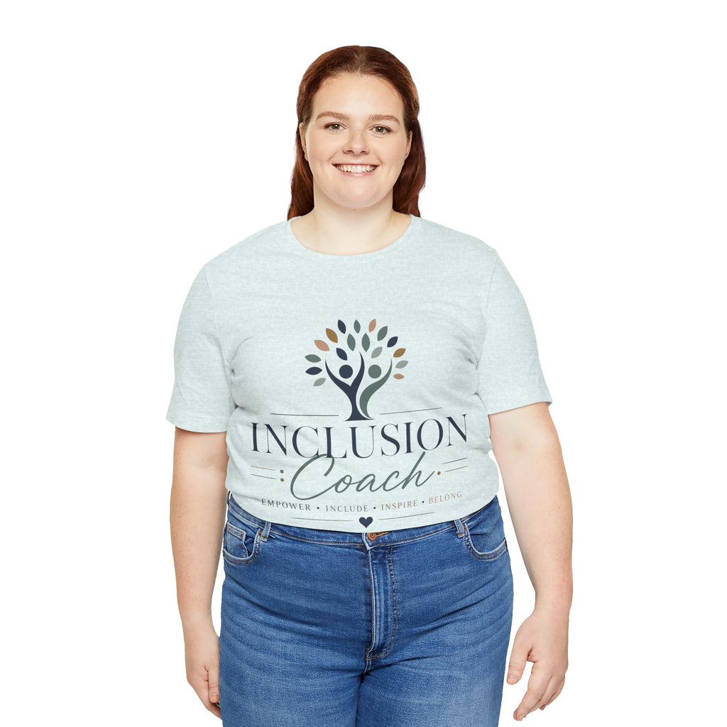 Inclusion Coach T-Shirt | Tree Logo, Empower Inclusivity, Diversity