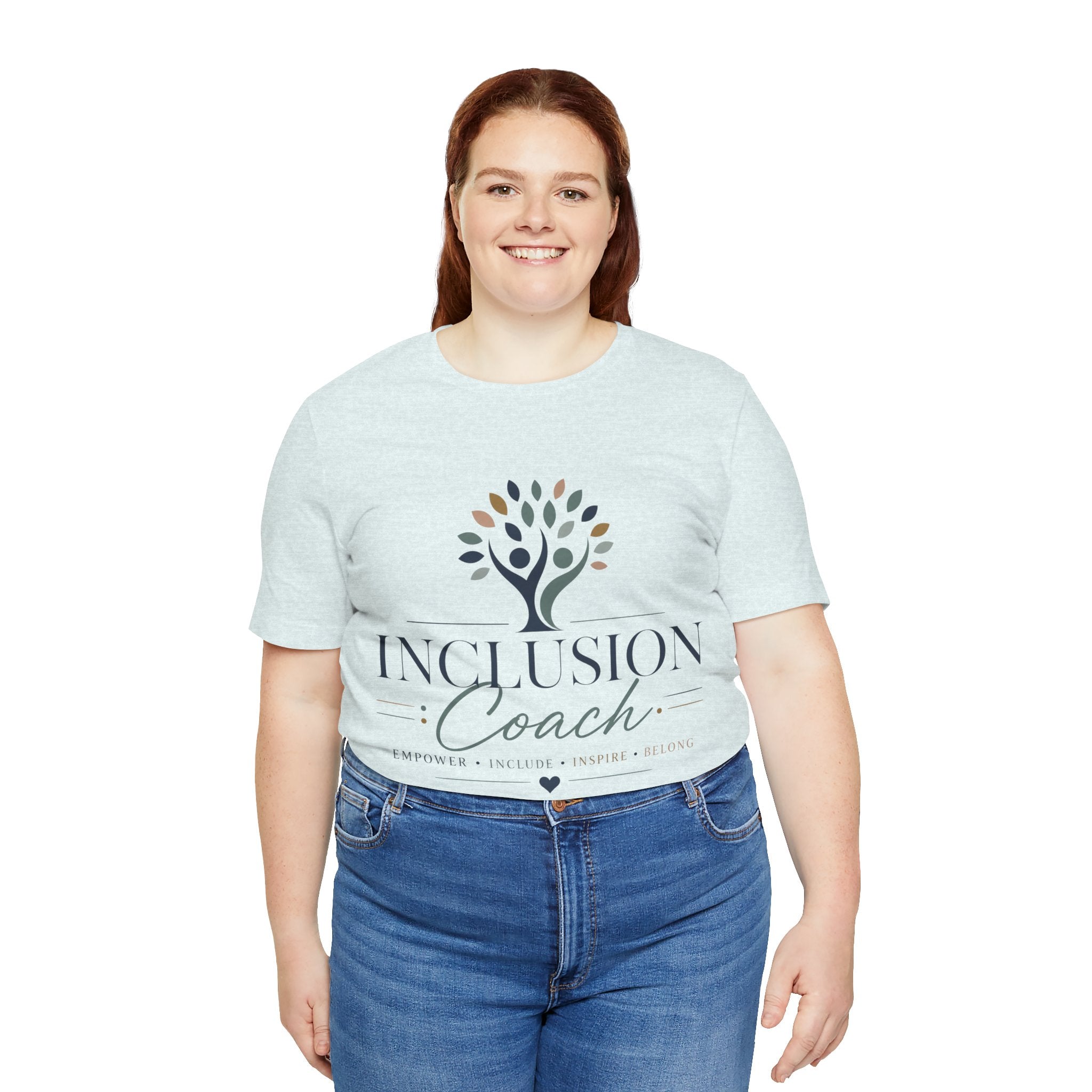 Inclusion Coach T-Shirt | Tree Logo, Empower Inclusivity, Diversity