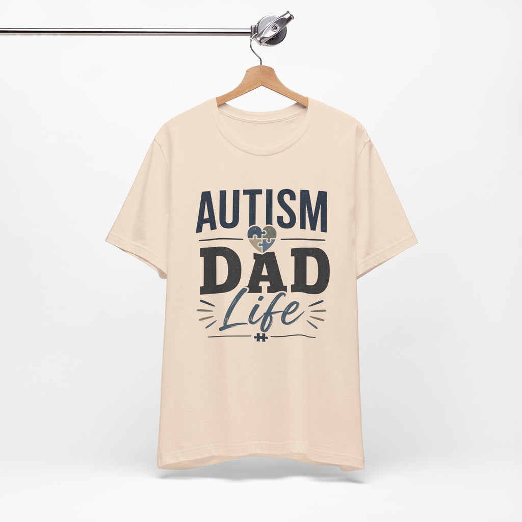 Autism Dad Life Shirt Autism Dad T Shirt Proud Autism Father Gift Autism Awareness Shirt Special Needs Dad Tee Puzzle Heart Design
