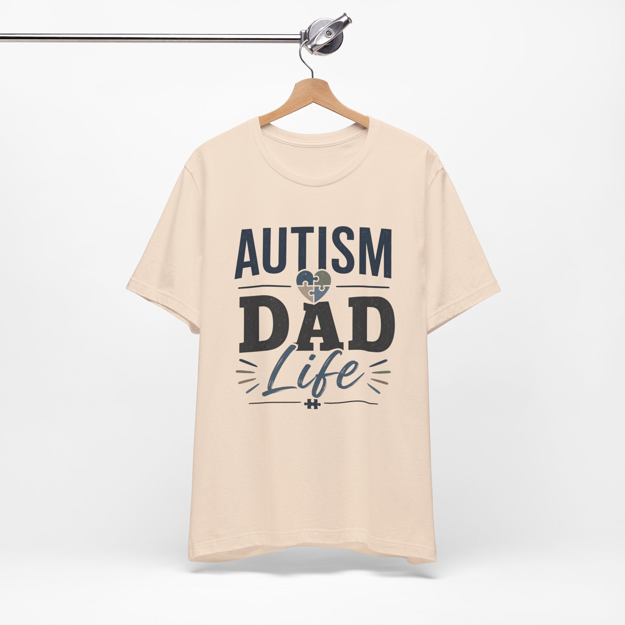 Autism Dad Life Shirt Autism Dad T Shirt Proud Autism Father Gift Autism Awareness Shirt Special Needs Dad Tee Puzzle Heart Design
