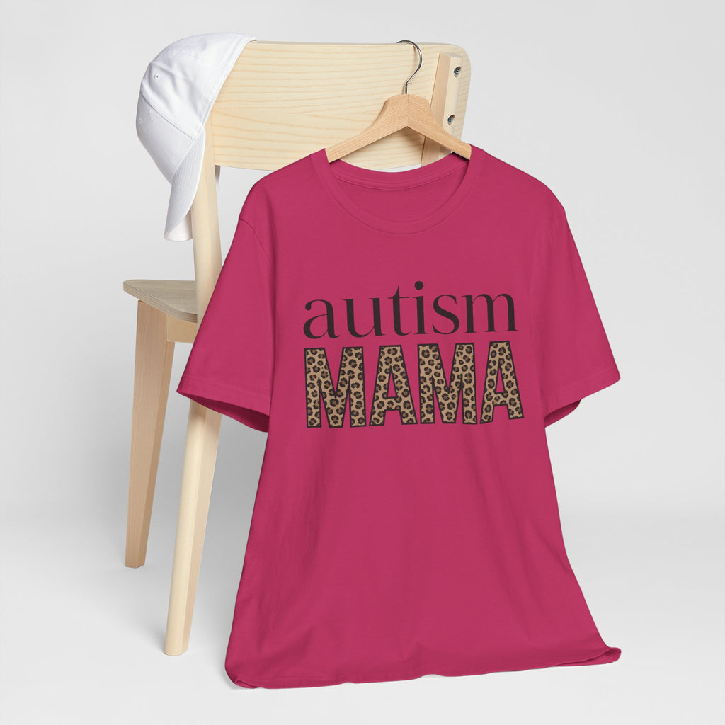 Autism MAMA Leopard Print Tee | Autism Awareness Shirt