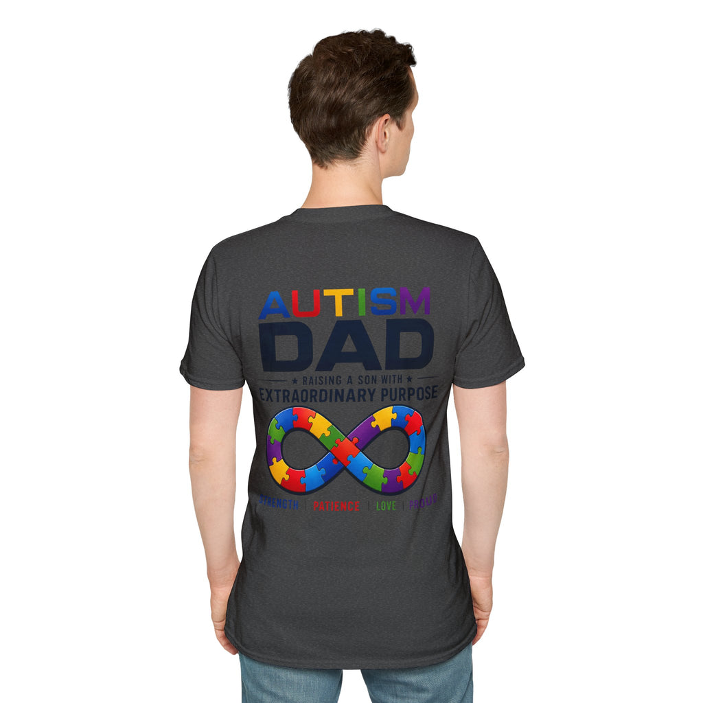 Autism Dad Shirt, Proud Dad Raising an Autistic Son Tee, Autism Acceptance T-Shirt, Special Needs Dad Gift, Autism Parent Shirt, Inclusion Apparel