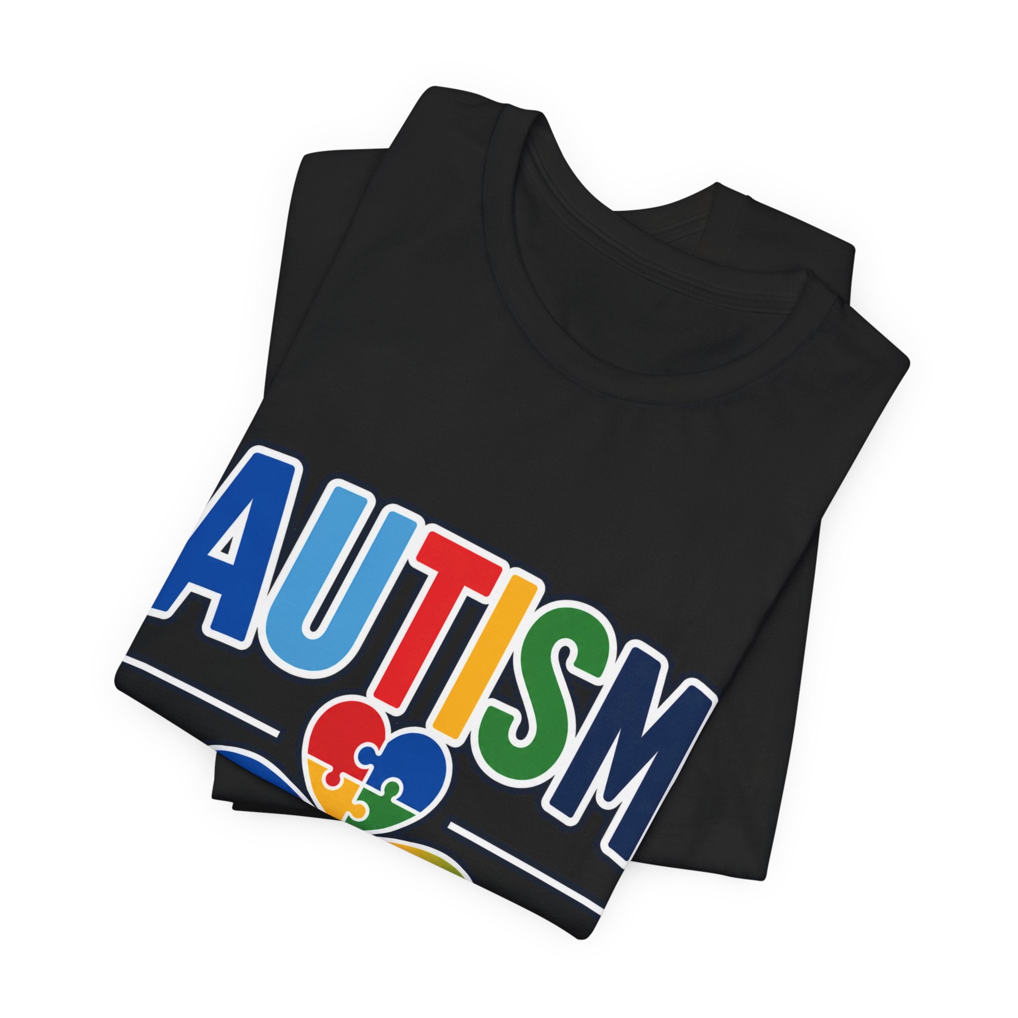 Autism Sister Shirt | Rainbow Puzzle Heart Infinity T-Shirt | Proud Autism Sibling Tee | Autism Awareness & Acceptance Gift for Sister