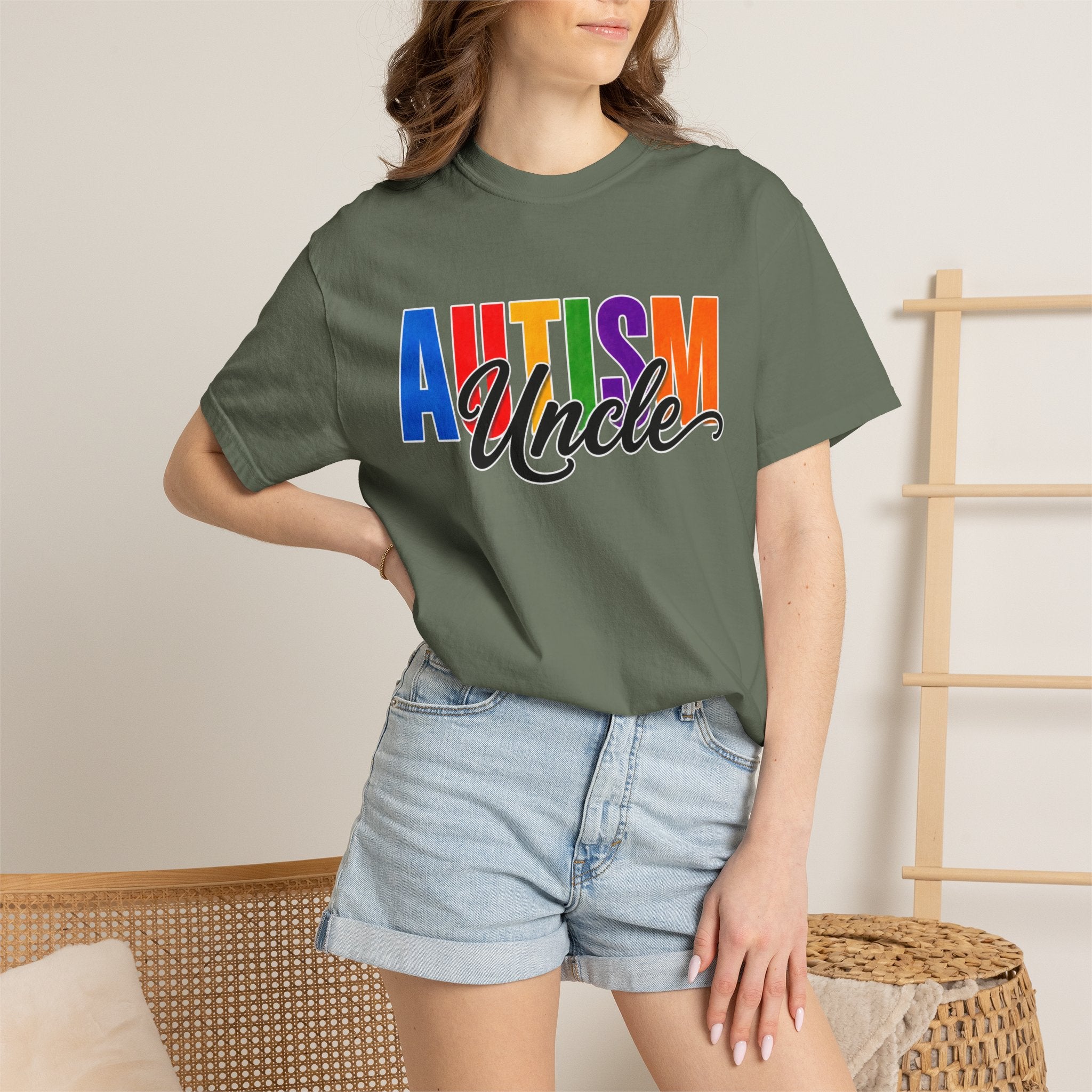 Autism Uncle Shirt Proud Autism Uncle T Shirt Autism Awareness Autism Acceptance Gift Puzzle Heart Special Needs Family Tee