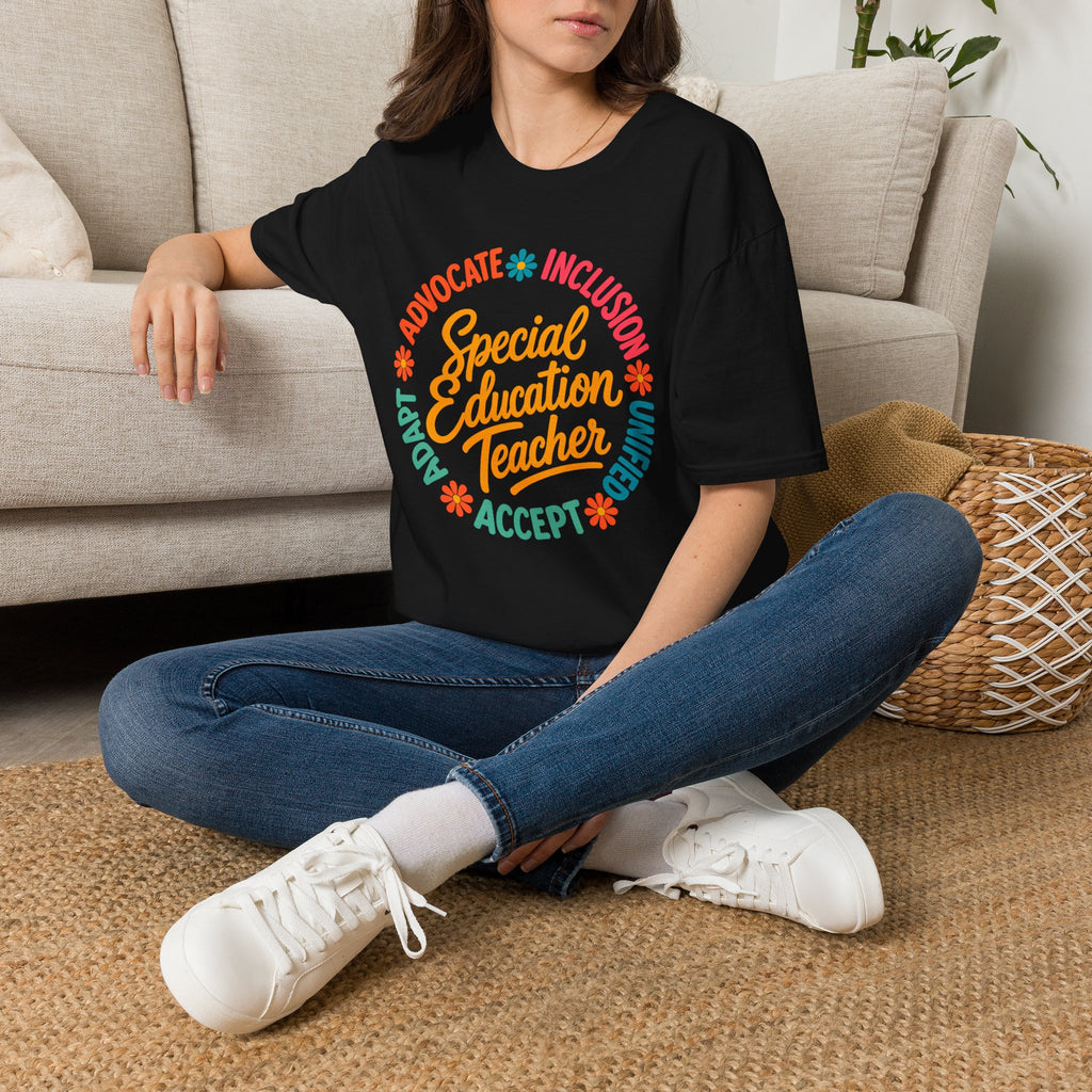 Special Education Teacher Shirt Advocate Inclusion Acceptance T Shirt  Teacher Gift Autism Awareness Inclusive Classroom Tee