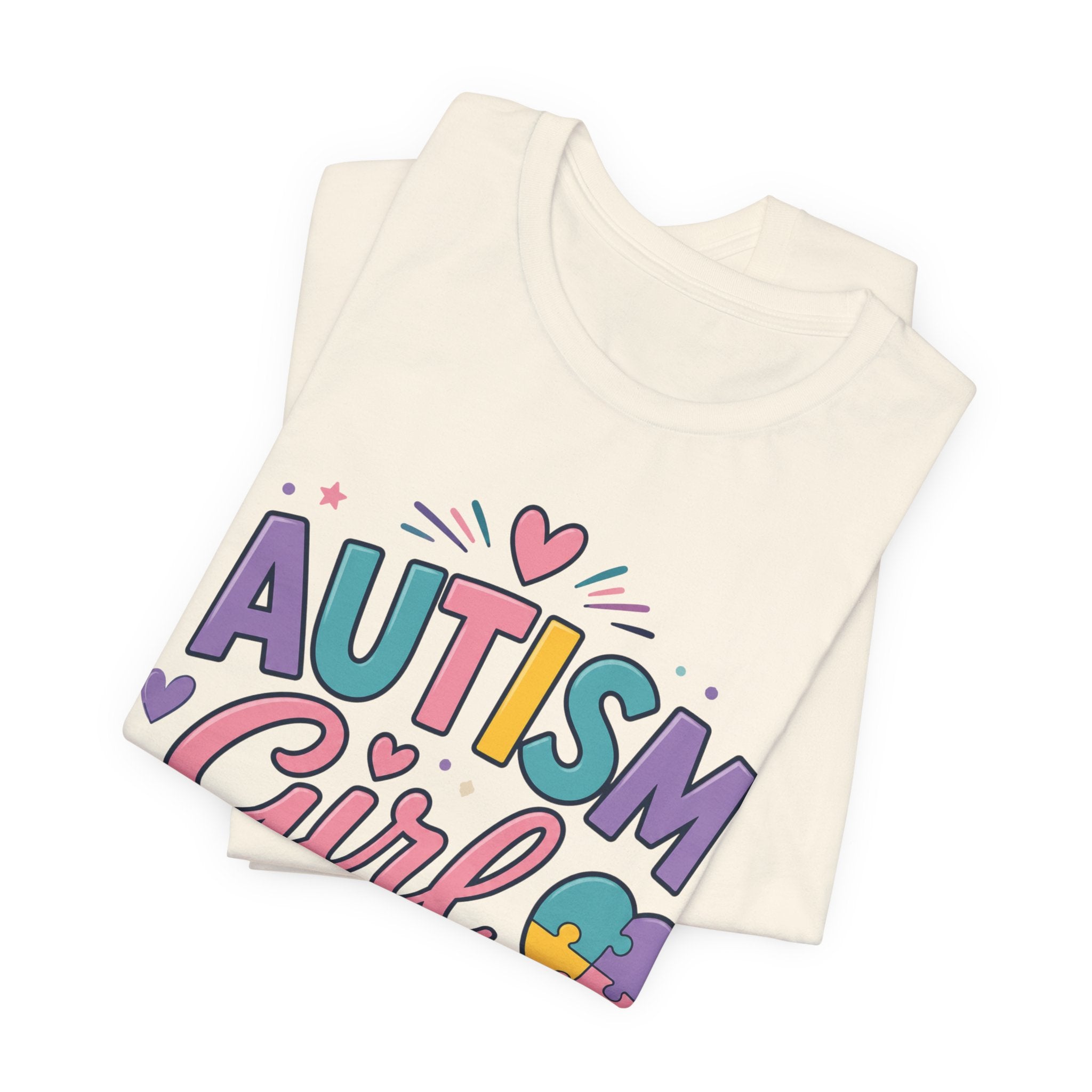Autism Girl Mom T-Shirt | Puzzle Heart Mom Tee, Neurodiversity Support