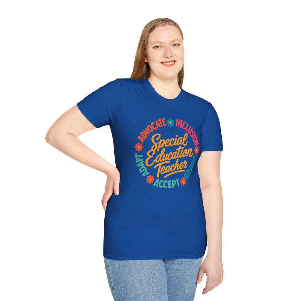 Special Education Teacher Shirt Advocate Inclusion Acceptance T Shirt  Teacher Gift Autism Awareness Inclusive Classroom Tee