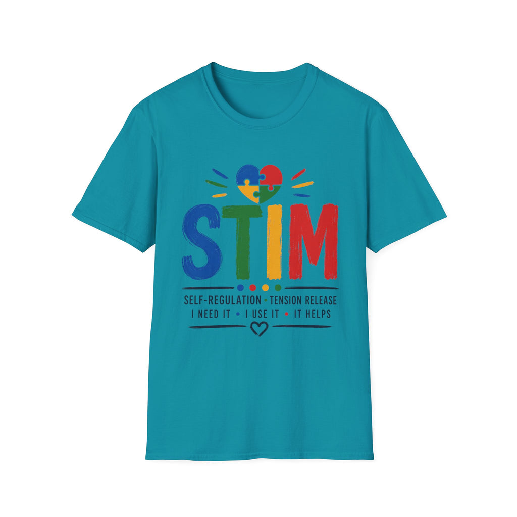 Autism Sensory Shirt | STIM Puzzle Heart Autism Awareness Shirt, Sensory Regulation Support Gift