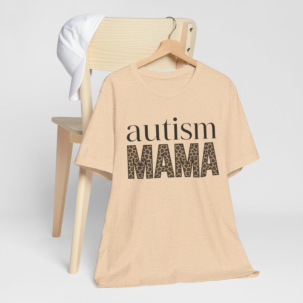 Autism MAMA Leopard Print Tee | Autism Awareness Shirt