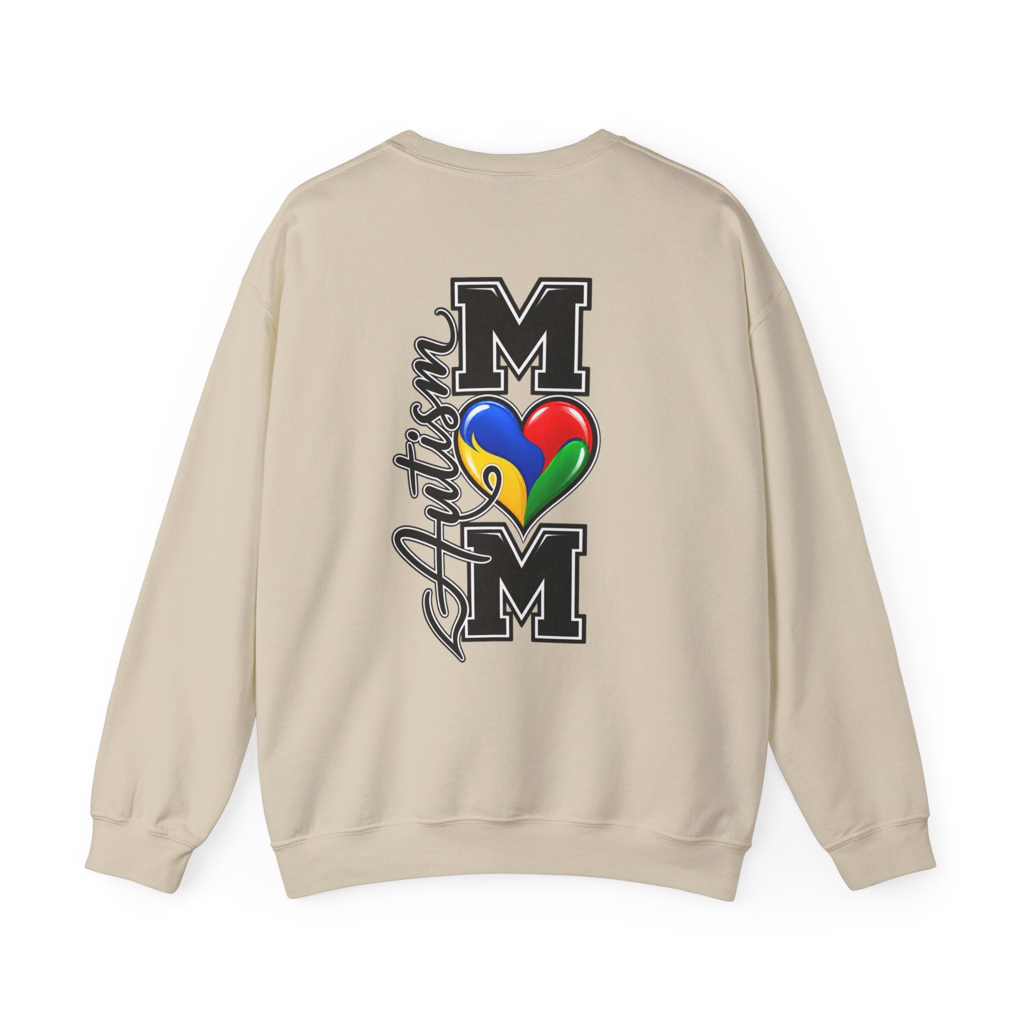 Autism Mom Crewneck, Puzzle Heart Awareness Sweatshirt, Autism Mom Gift Hoodie, Autism Acceptance Family Apparel