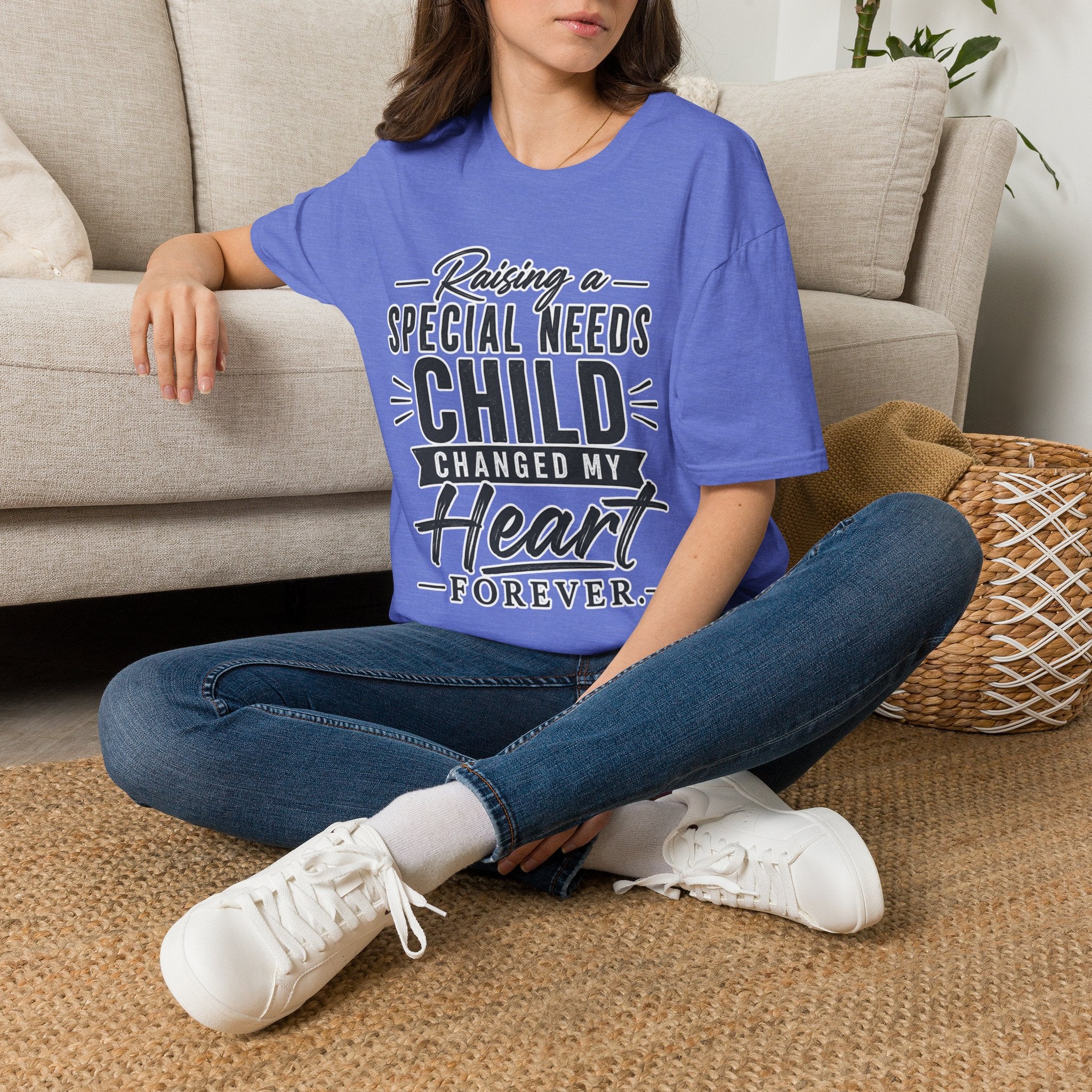 Raising a Special Needs Child T-Shirt — Supportive Special Needs Parent Awareness Tee
