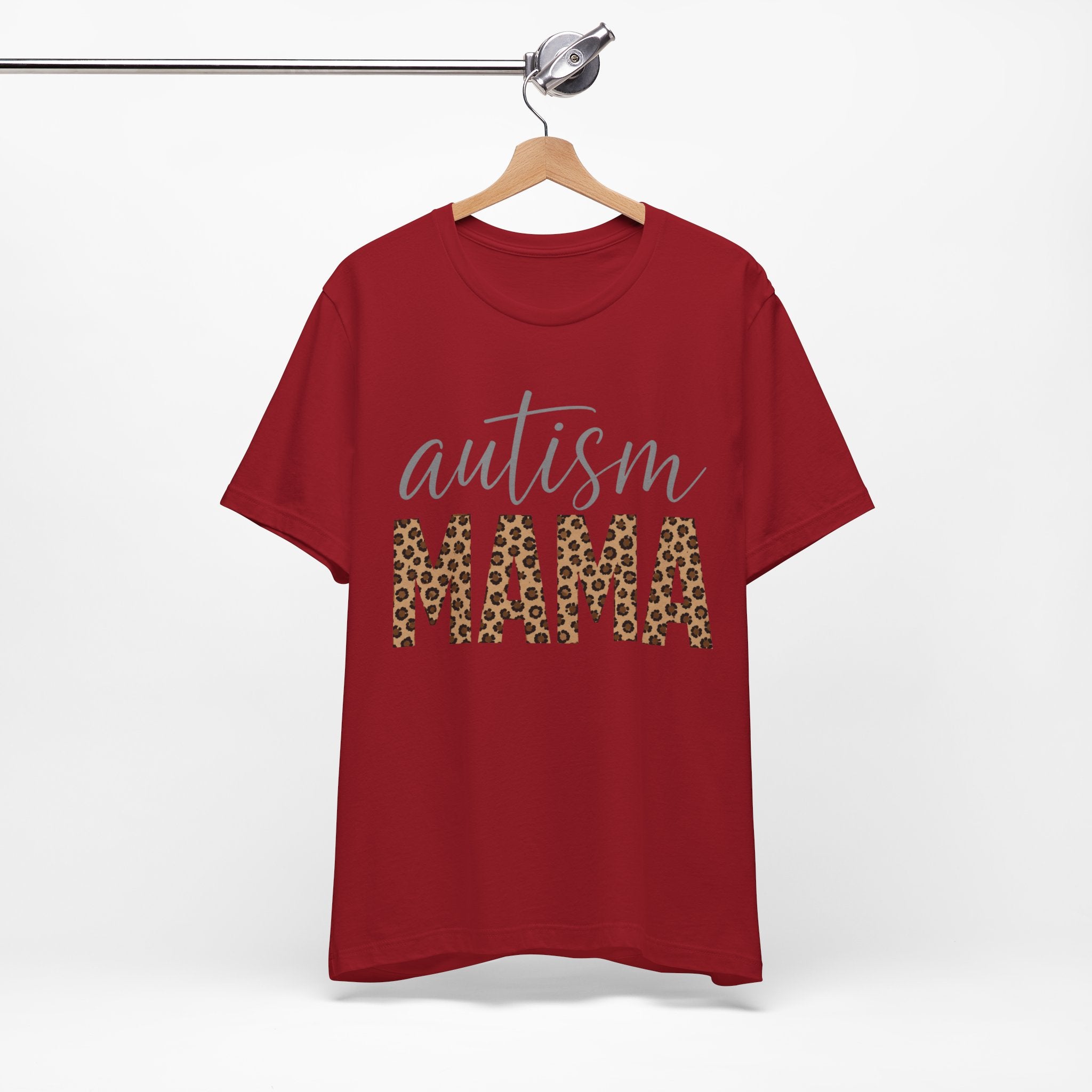 Autism Mama Leopard Print T-Shirt