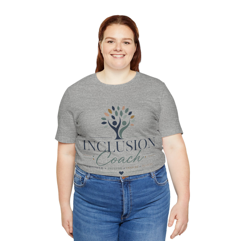 Inclusion Coach T-Shirt | Tree Logo, Empower Inclusivity, Diversity