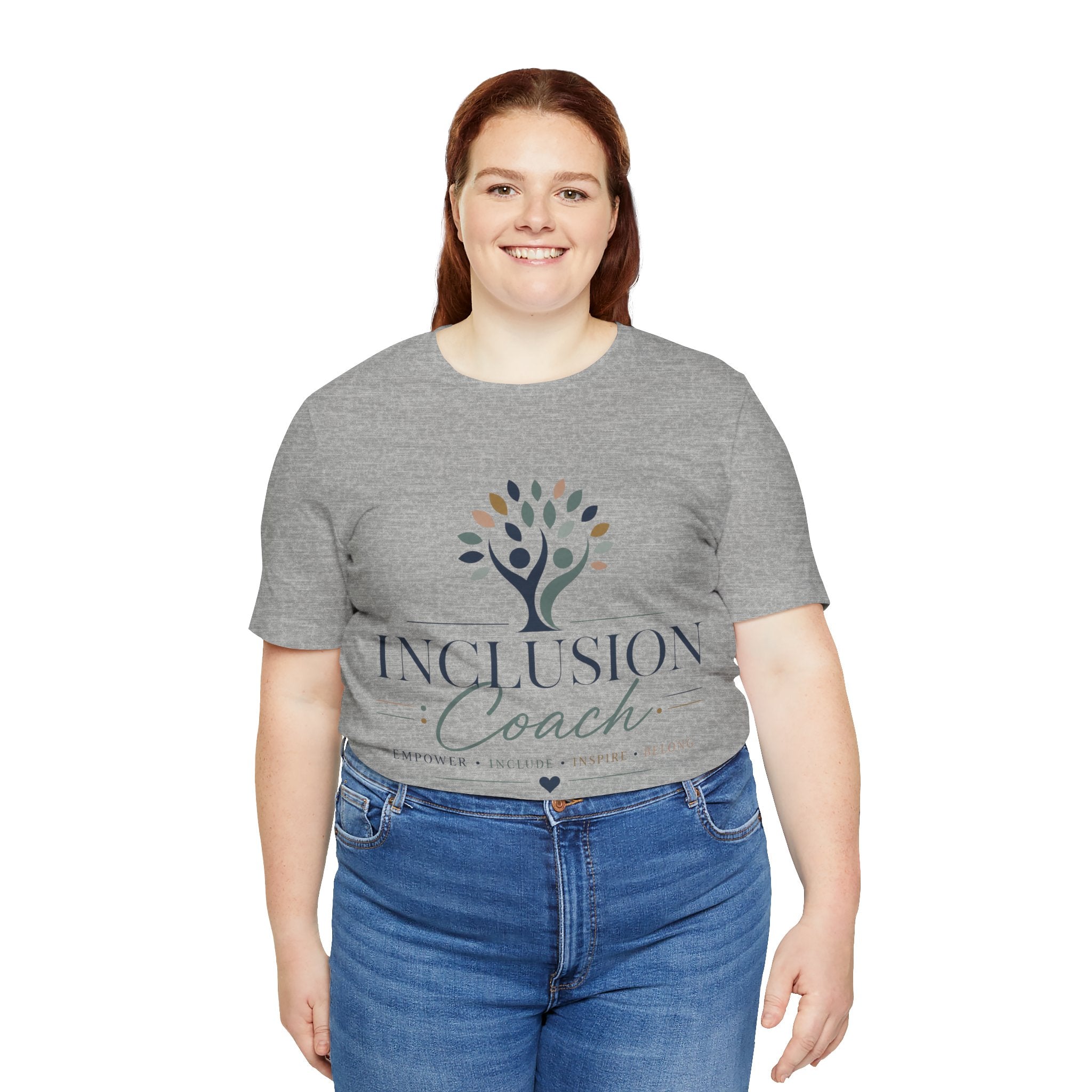 Inclusion Coach T-Shirt | Tree Logo, Empower Inclusivity, Diversity