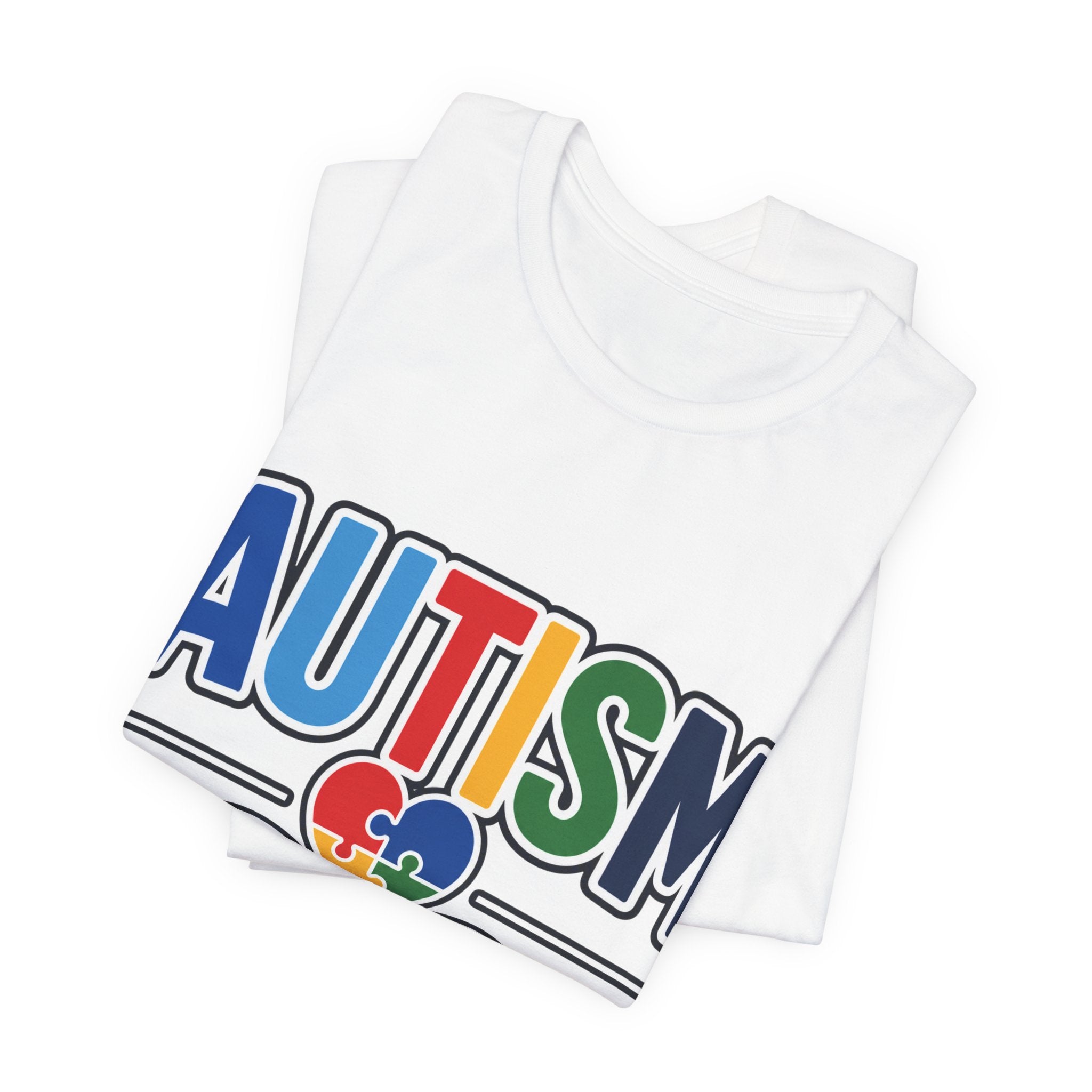 Autism Dad Shirt | Proud Autism Father T-Shirt | Colorful Puzzle Heart Infinity Design | Autism Awareness Gift for Dad | Autism Acceptance Tee