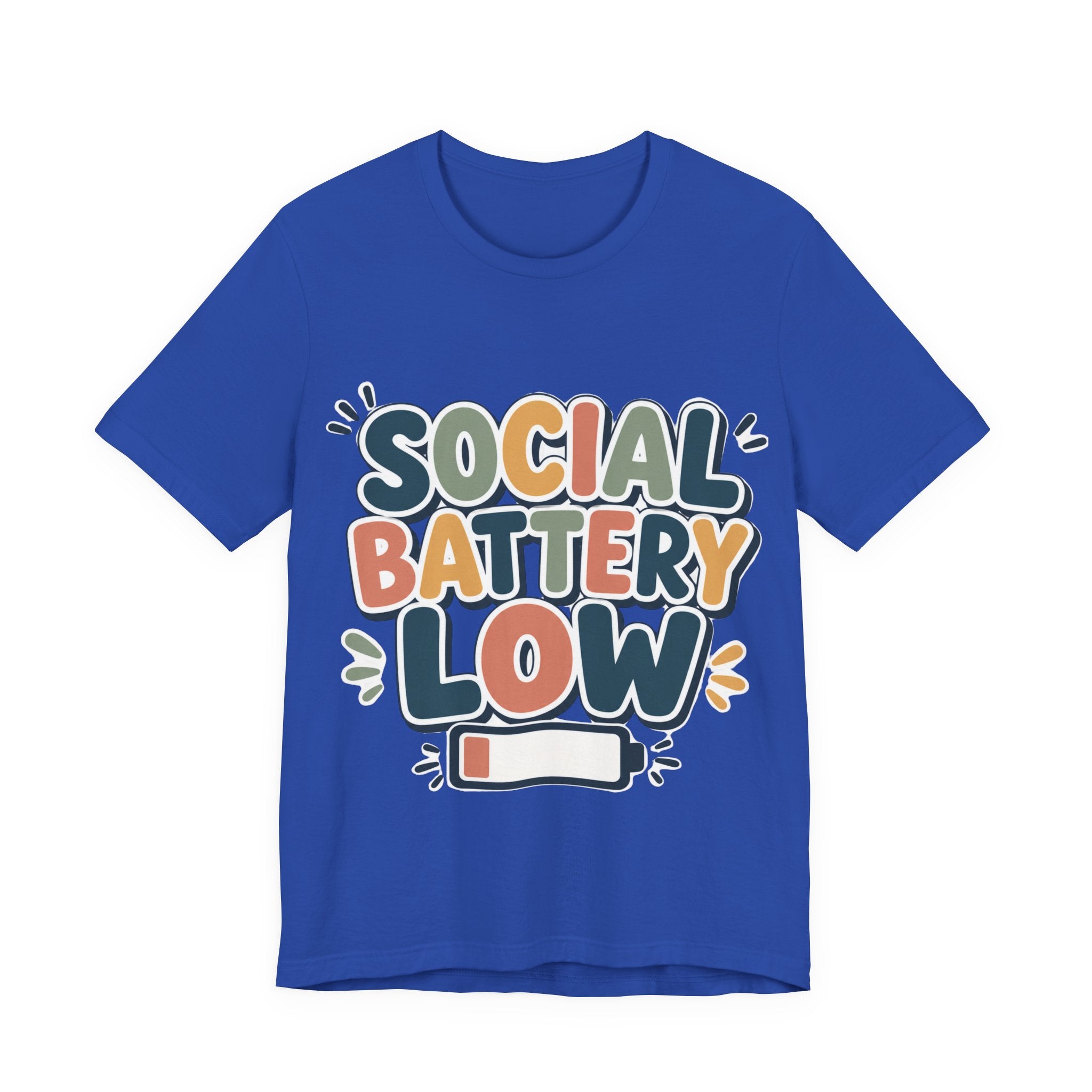 Social Battery Low T-Shirt — Funny Introvert Tee