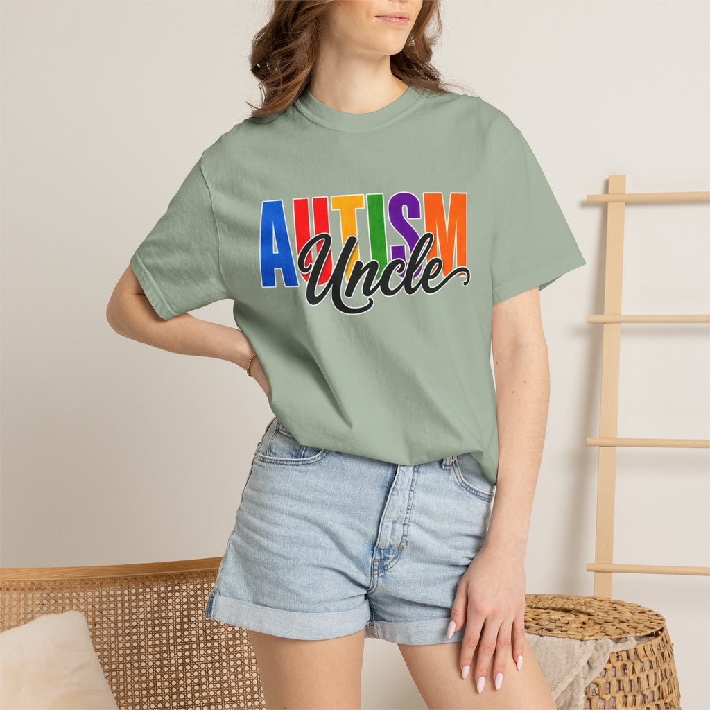 Autism Uncle Shirt Proud Autism Uncle T Shirt Autism Awareness Autism Acceptance Gift Puzzle Heart Special Needs Family Tee