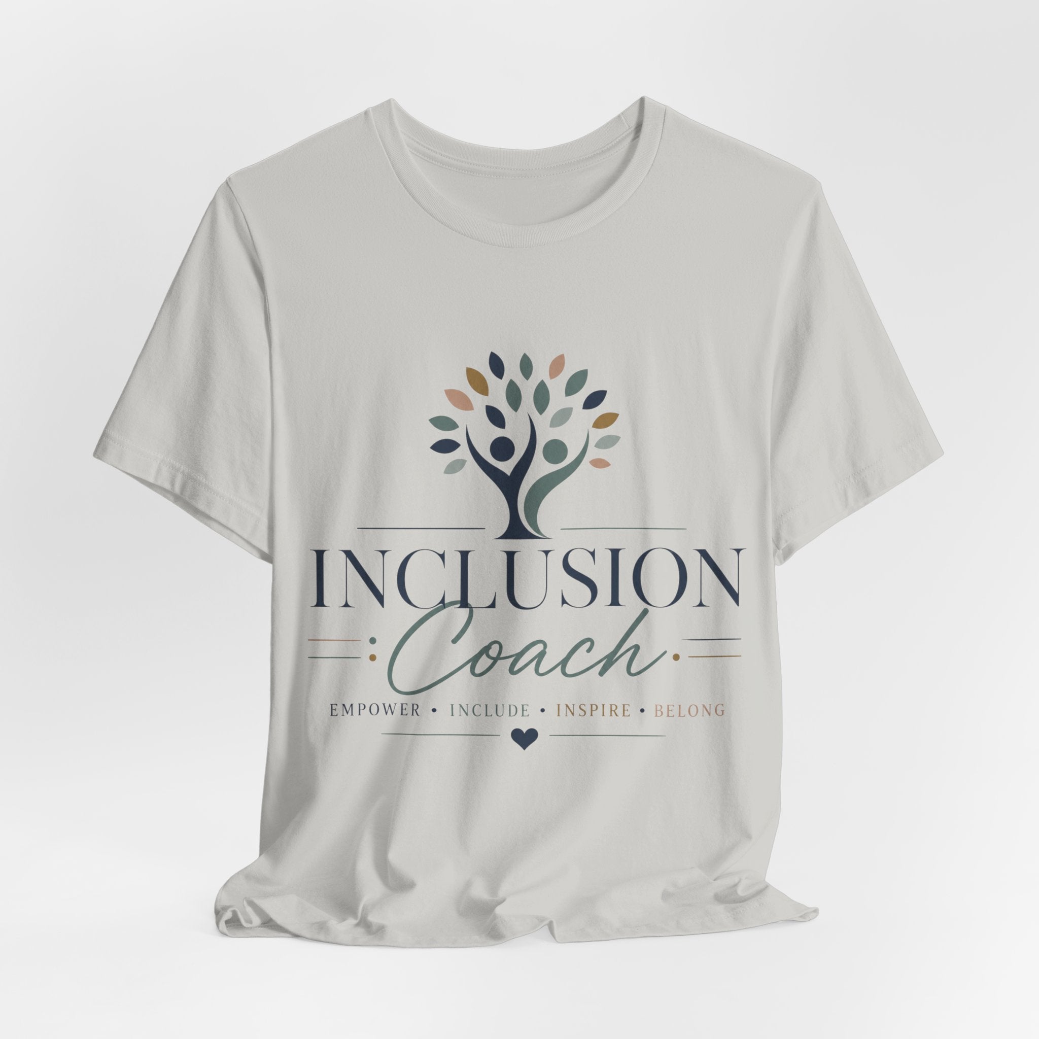 Inclusion Coach T-Shirt | Tree Logo, Empower Inclusivity, Diversity