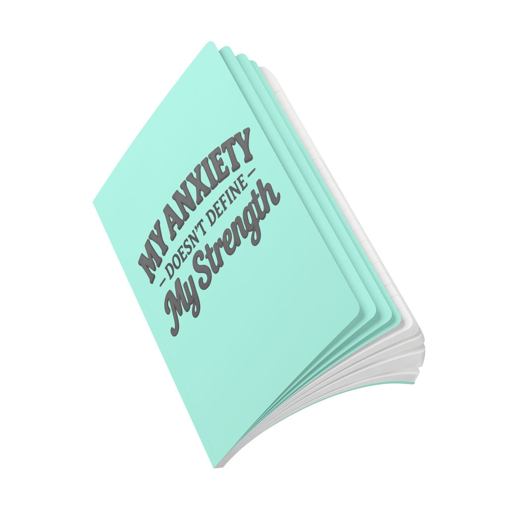 My Anxiety Doesn't Define My Strength Journal | Softcover motivational notebook