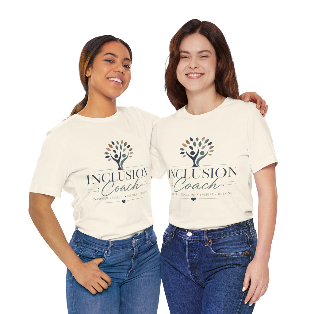 Inclusion Coach T-Shirt | Tree Logo, Empower Inclusivity, Diversity