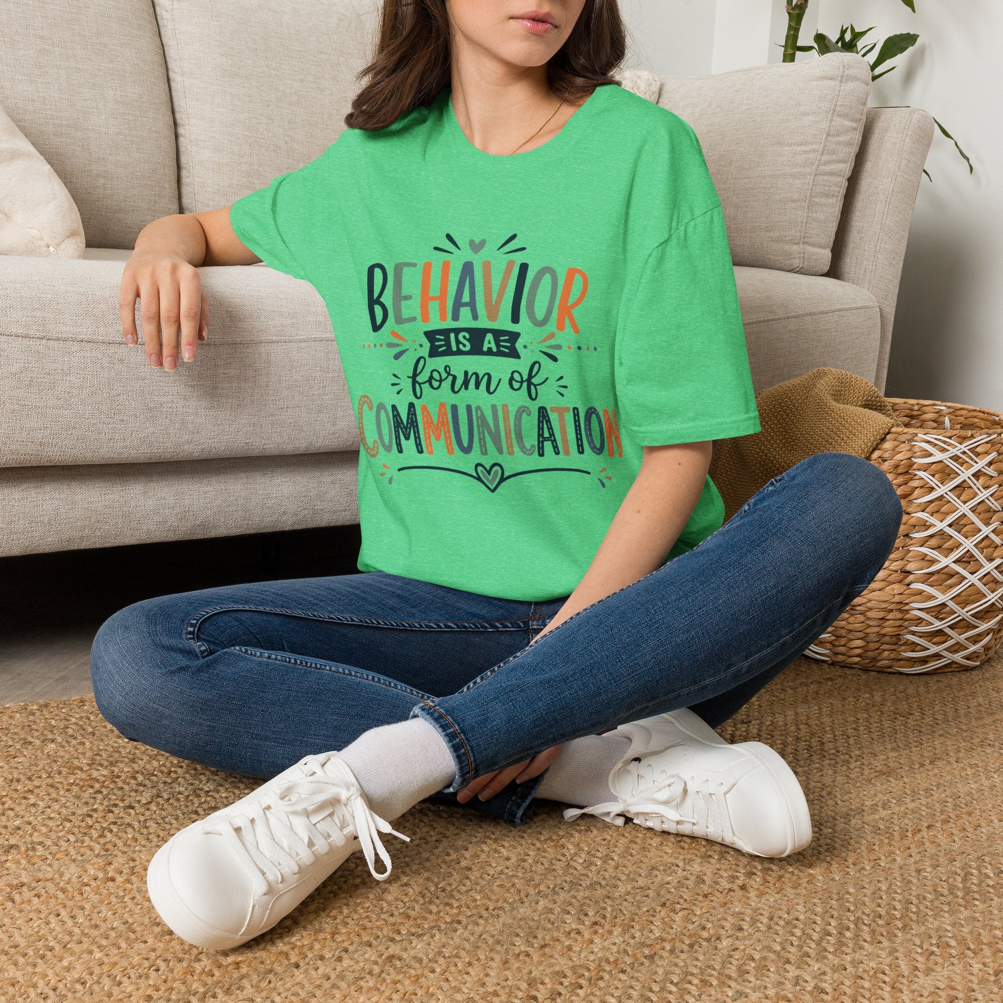 Behavior Is A Form Of Communication Shirt Special Education Teacher T Shirt Mental Health Autism ADHD Behavior Support Tee