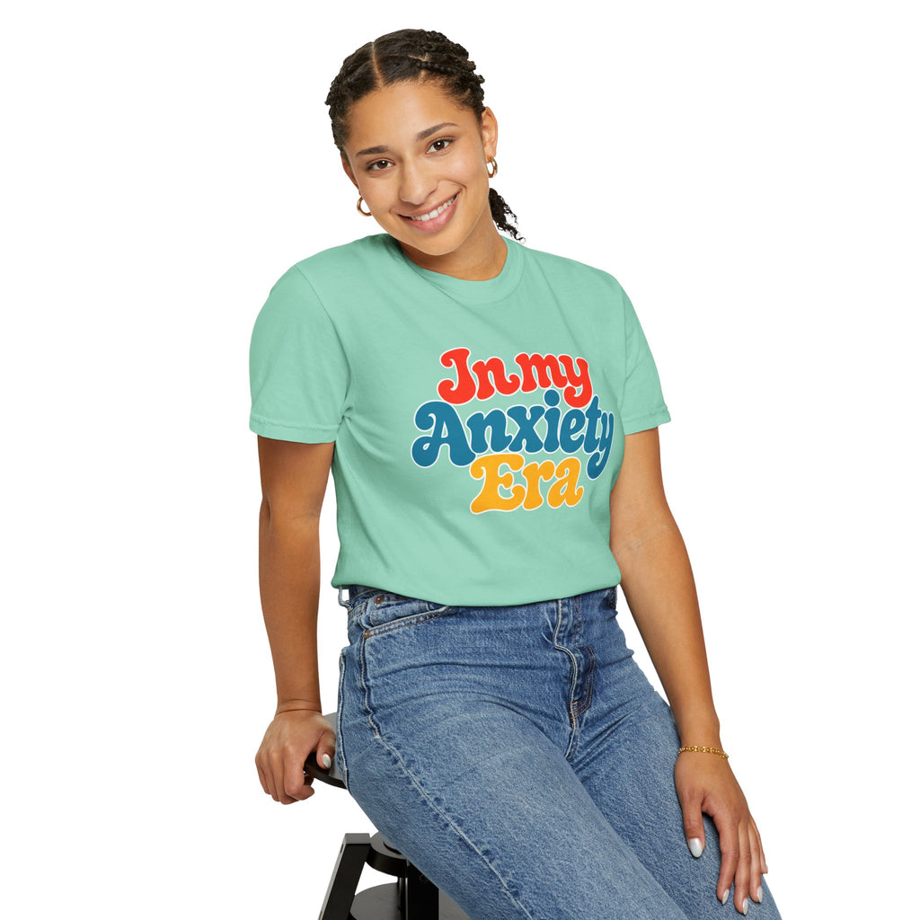 I Am In My Anxiety Era Shirt Anxiety Awareness T Shirt Mental Health Tee Cute Pastel Graphic Shirt Self Care Gift Unisex Apparel