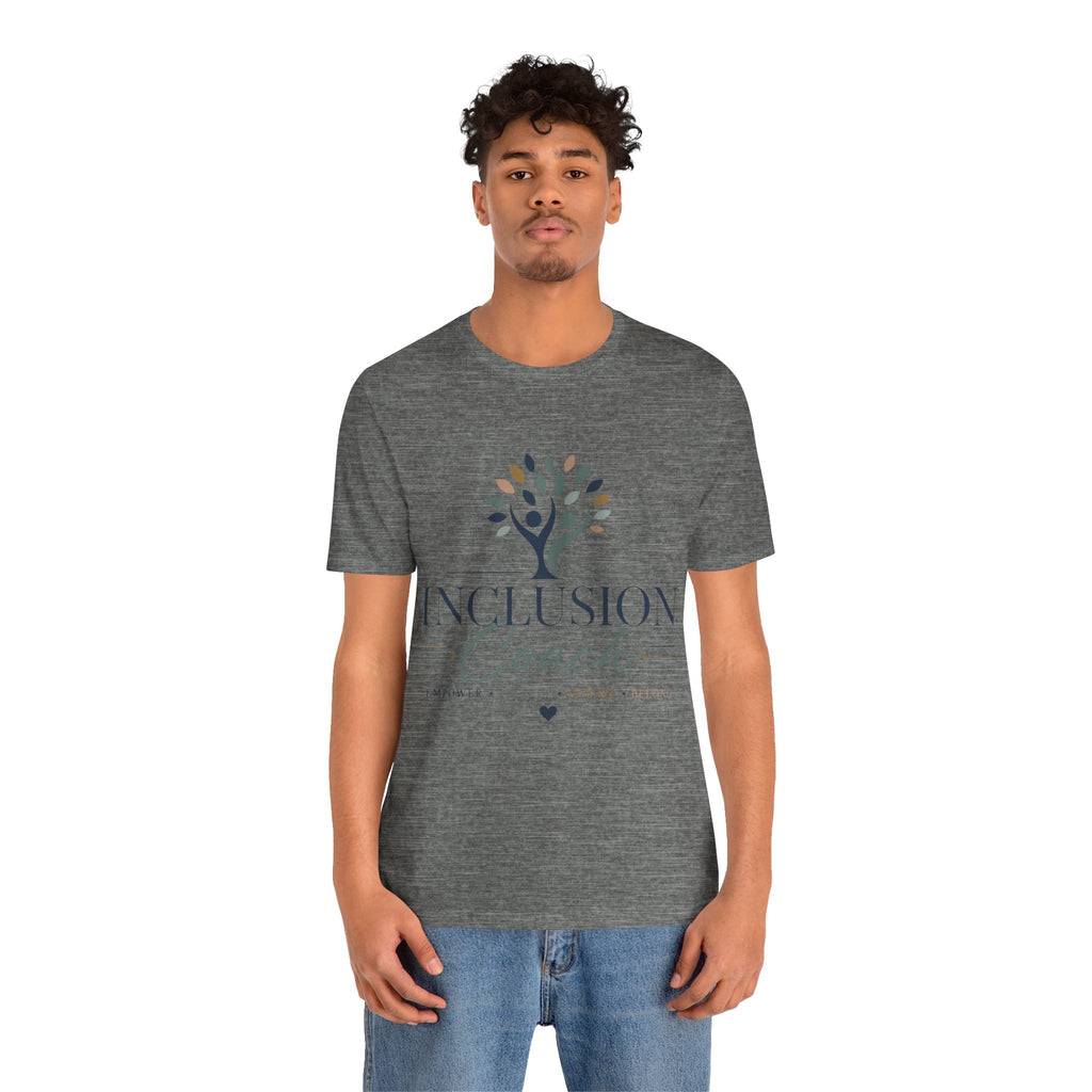 Inclusion Coach T-Shirt | Tree Logo, Empower Inclusivity, Diversity